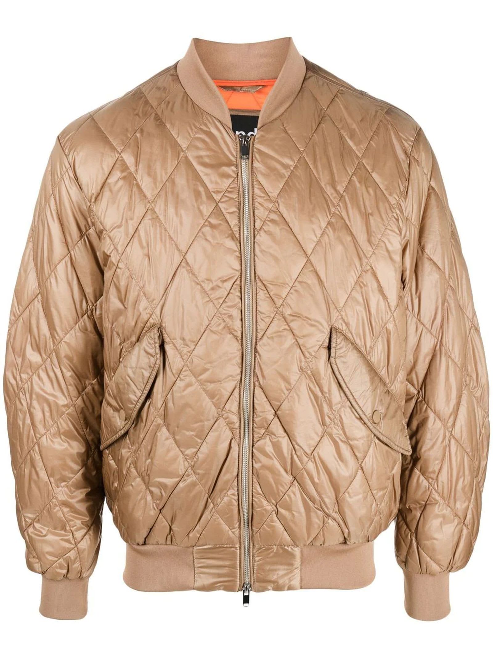 Bpd (Be Proud of this stress) Sand Beige Padded Jacket