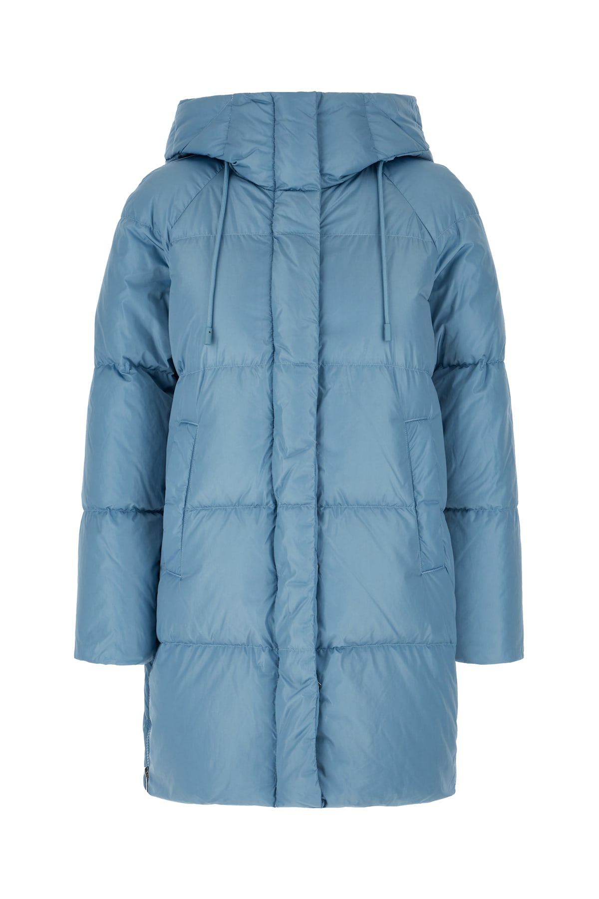 Weekend Max Mara Light Blue Nylon Down Jacket In Cielo