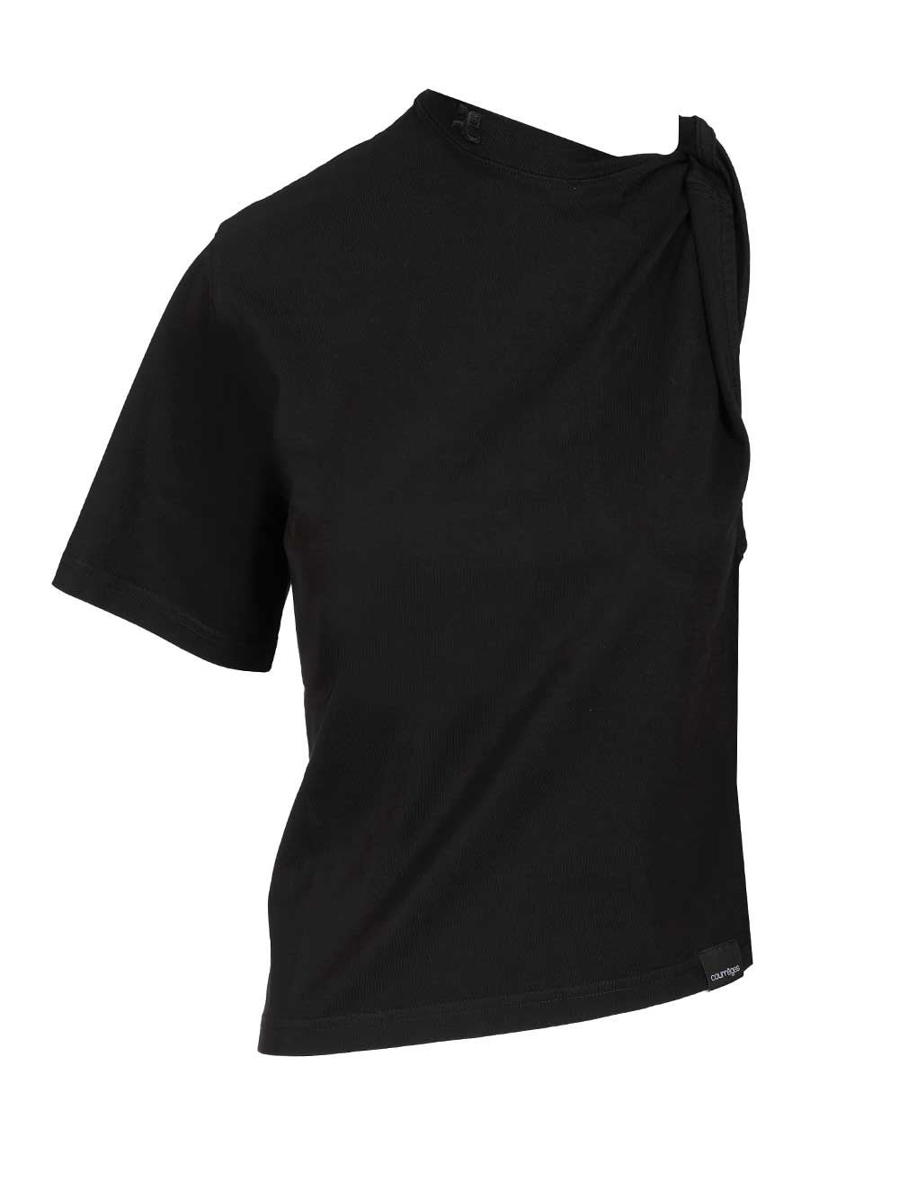 Courrèges Courreges Women Asymmetrical T-shirt In Black