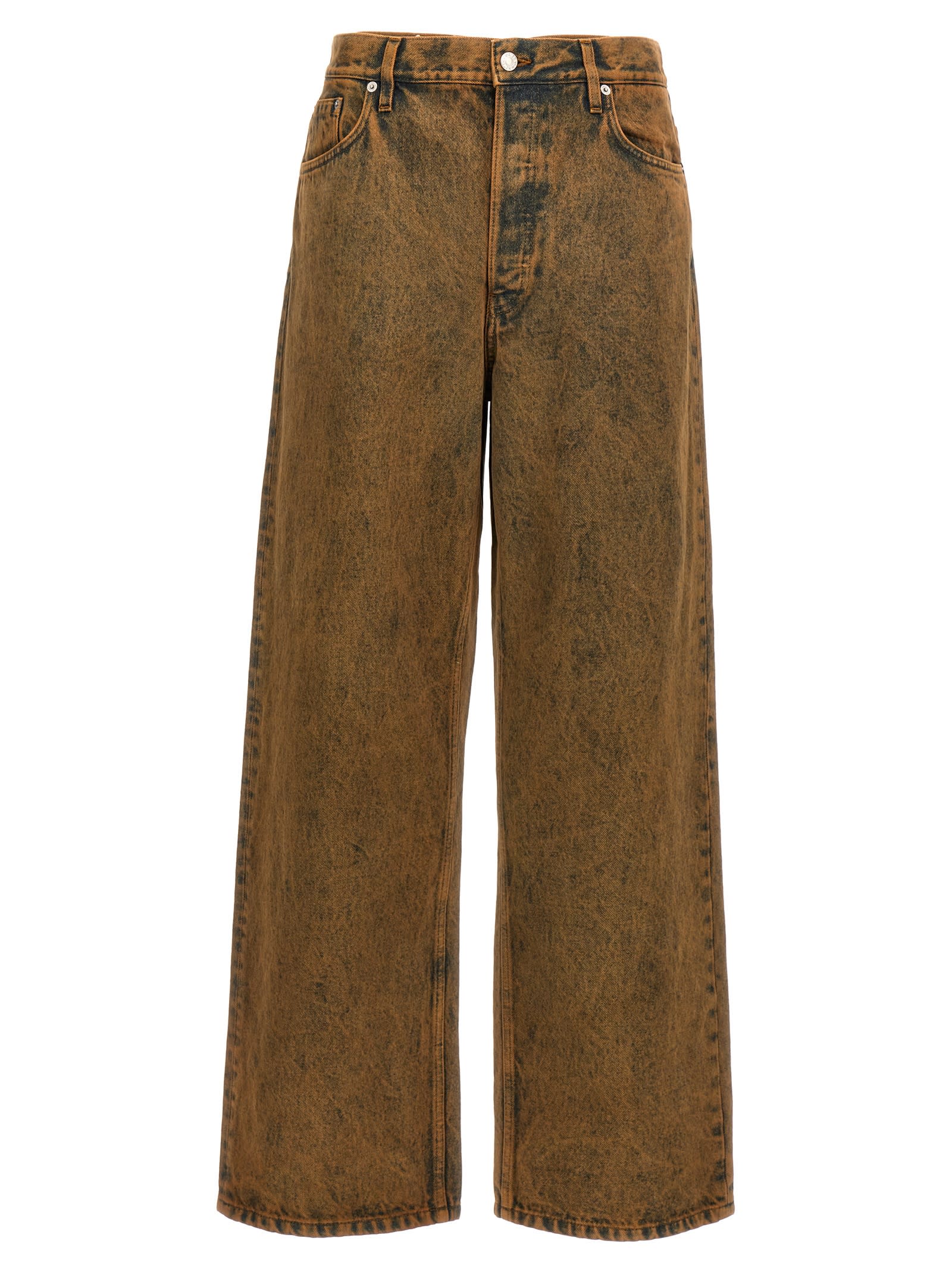 Shop Dries Van Noten Pine Jeans In Brown