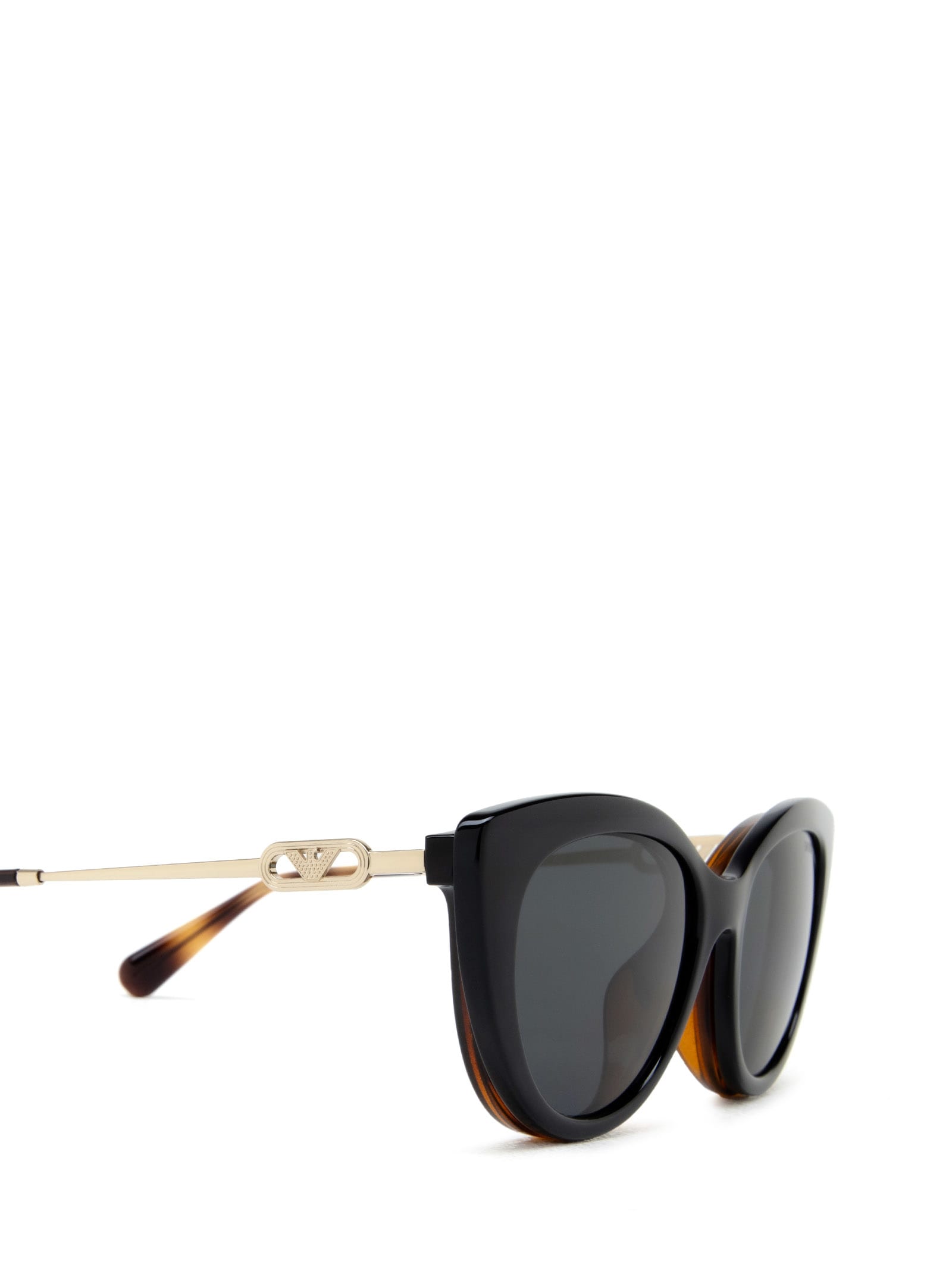 Shop Emporio Armani Ea4213u Shiny Havana Sunglasses