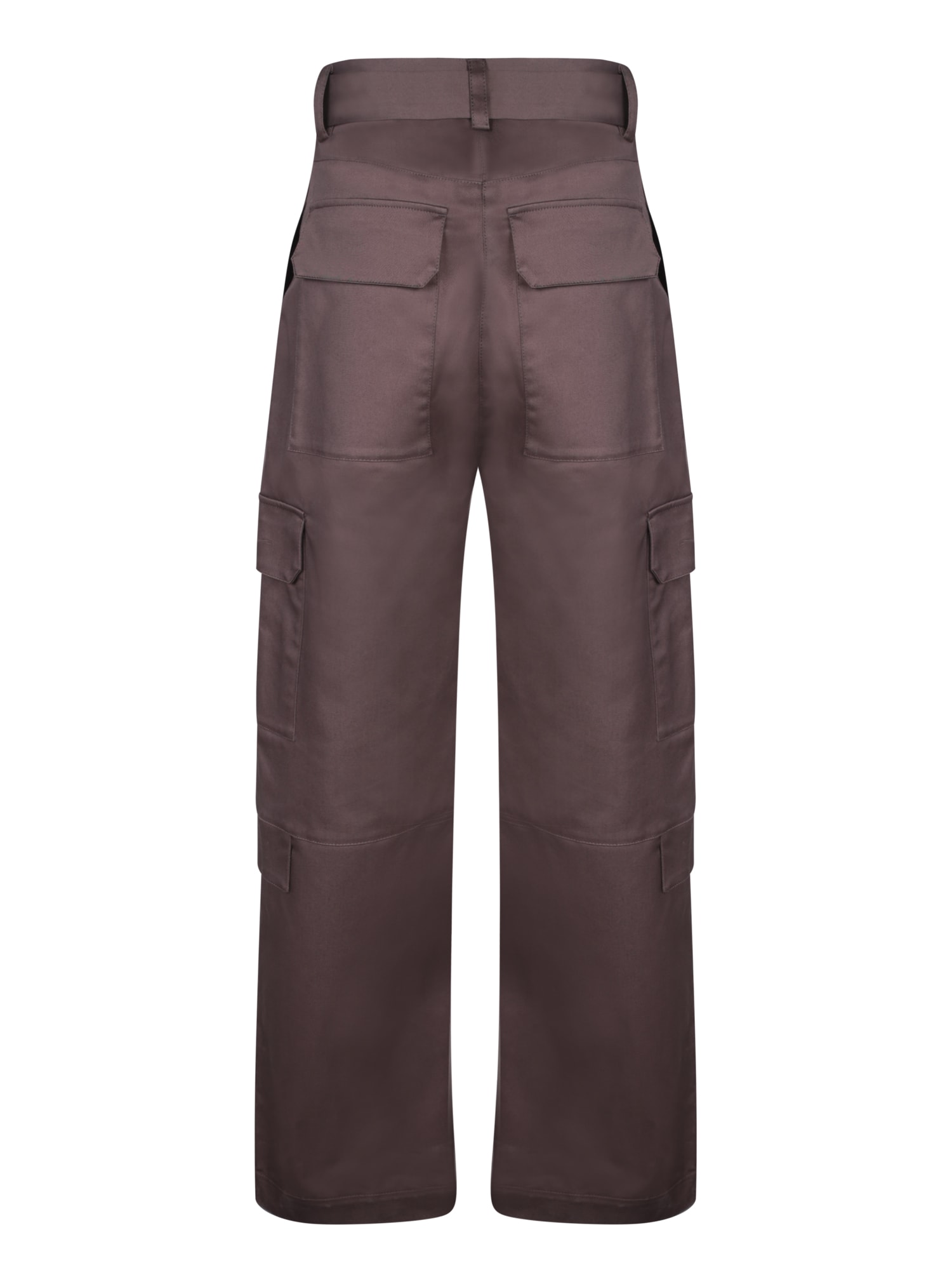 Shop Msgm Brown Cargo Trousers