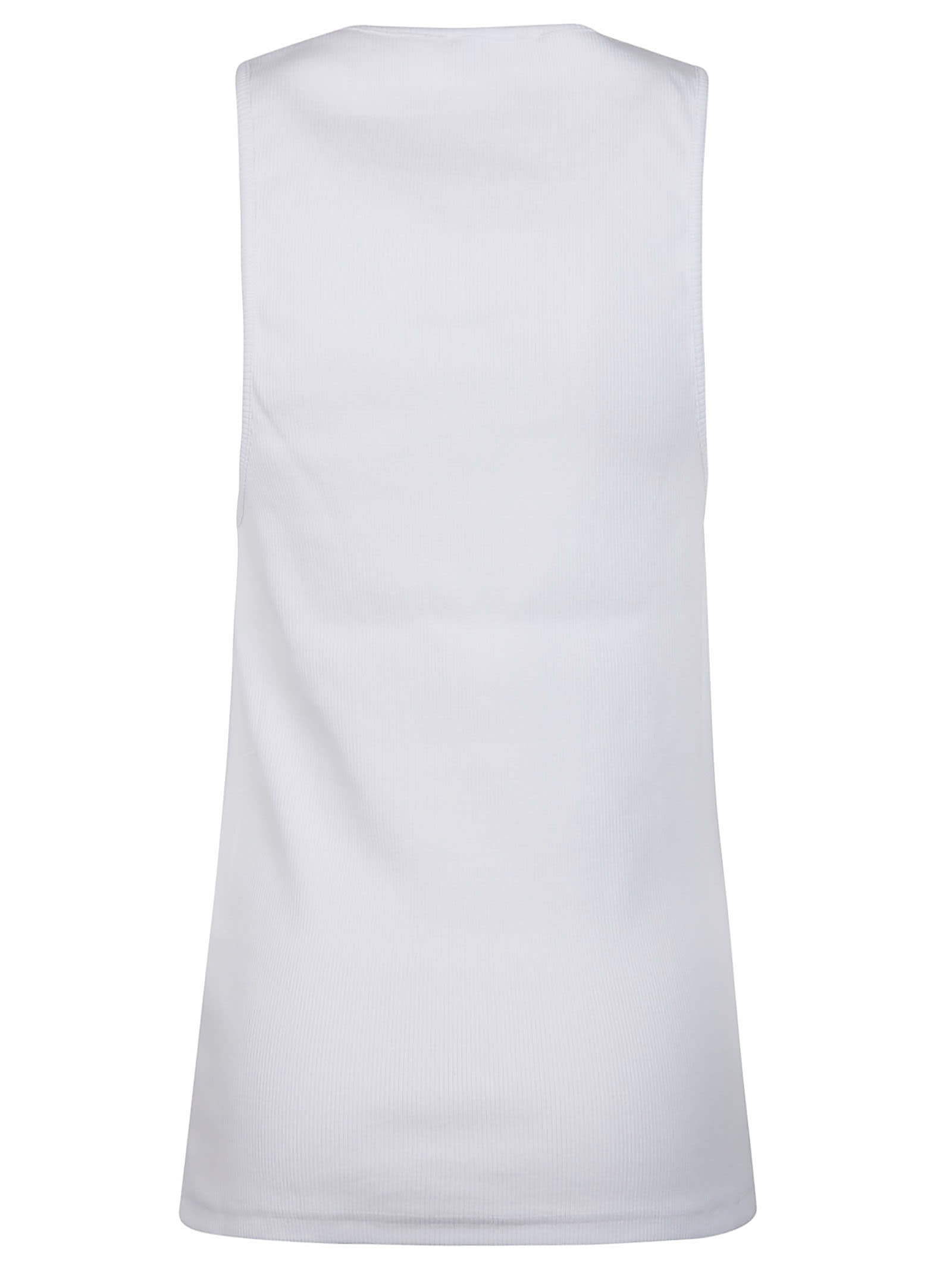 Shop Jw Anderson Anchor Embroidery Tank Top In White