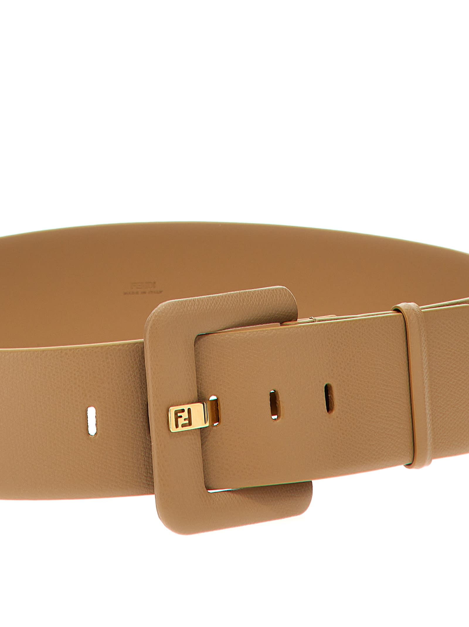 Shop Fendi Fovere  Belt In Brown