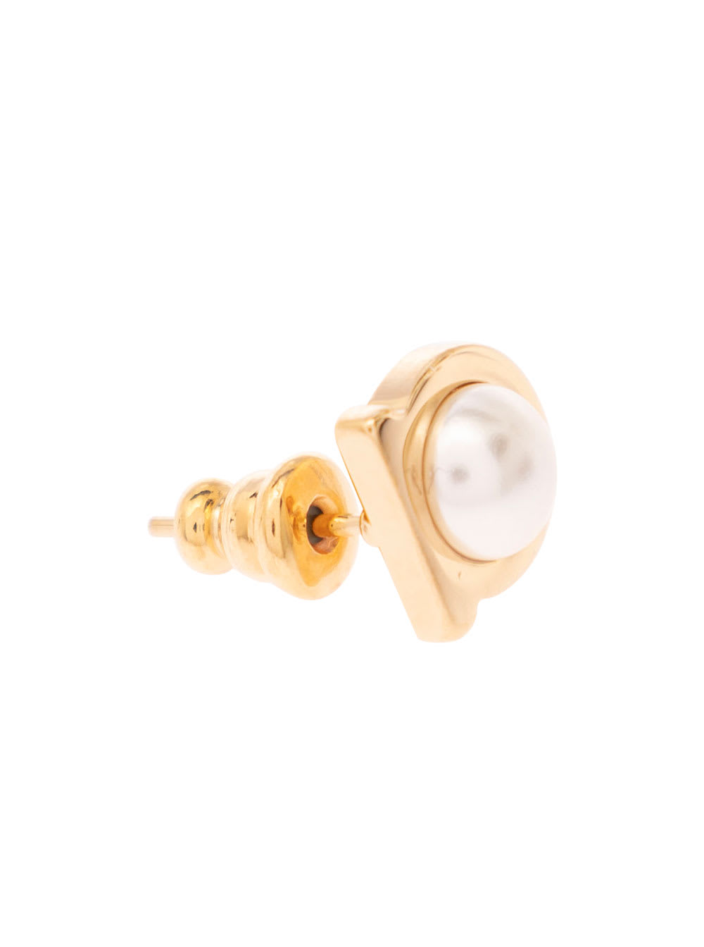 Ferragamo Gold-colored Earrings With Gancini Detail In Brass Woman In Gold/neutrals