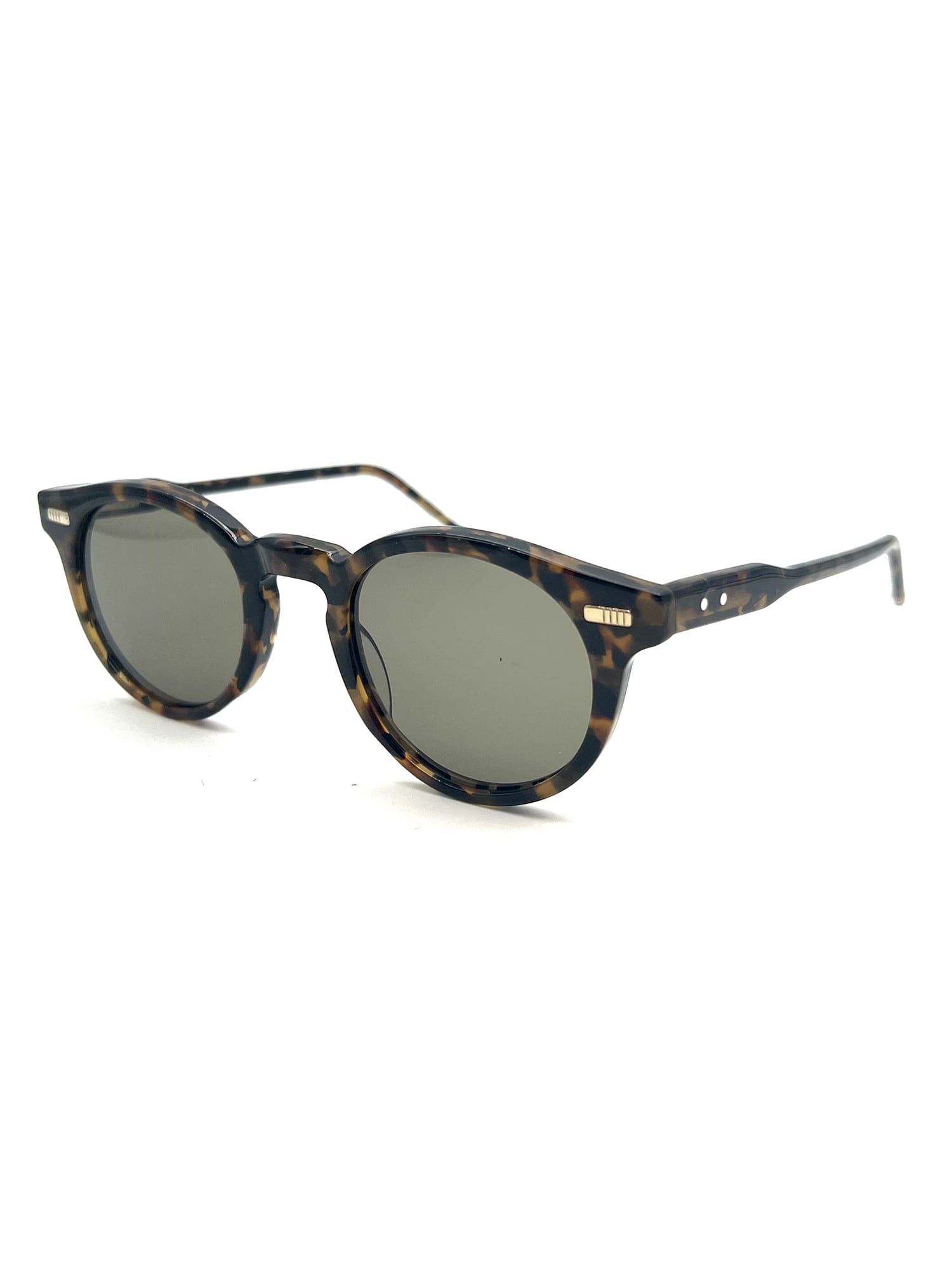 Shop Thom Browne Ues404a/g0002 Sunglasses In Dark Brown