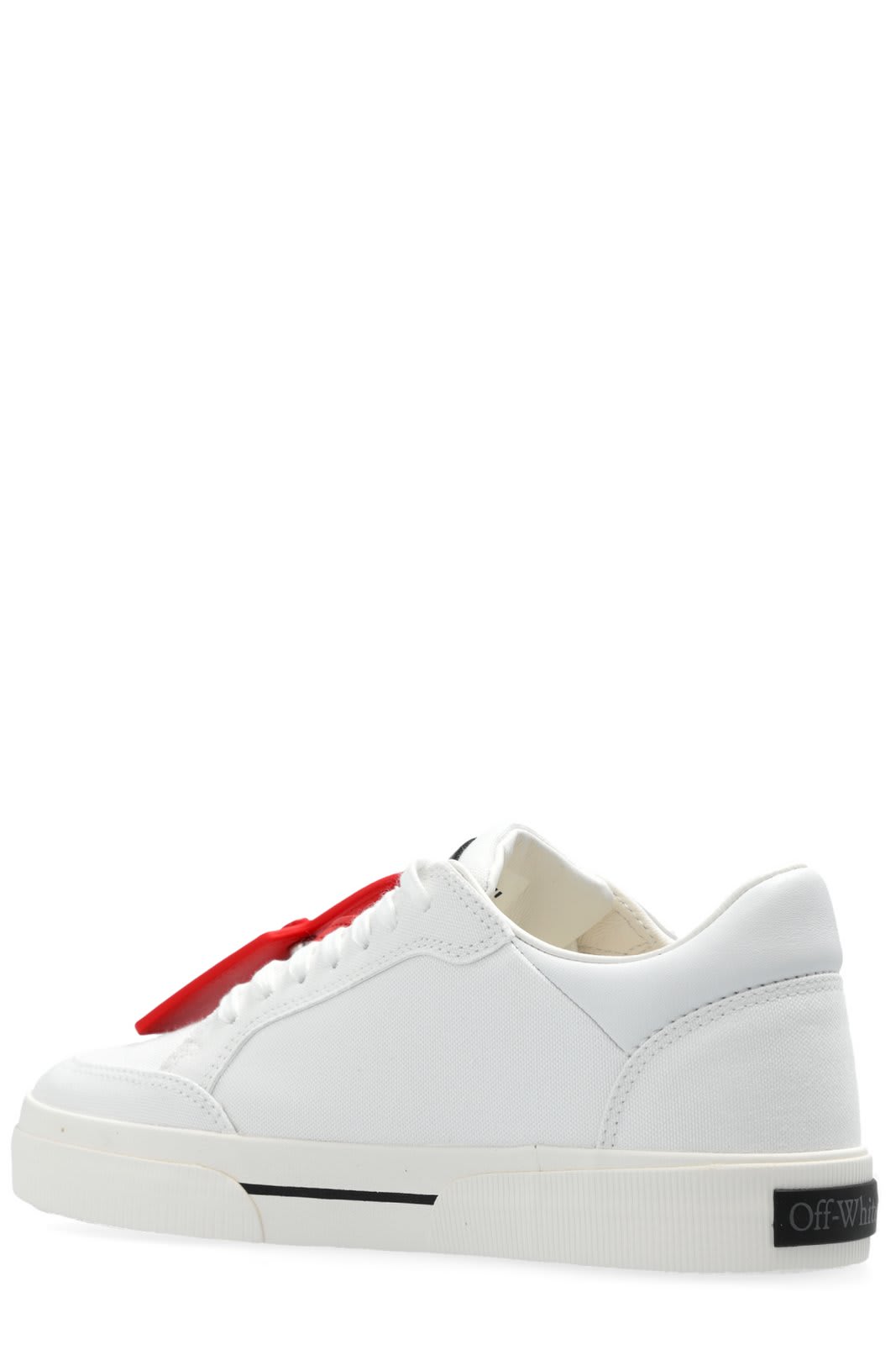 Shop Off-white New Low Vulcanized Lace-up Sneakers In White