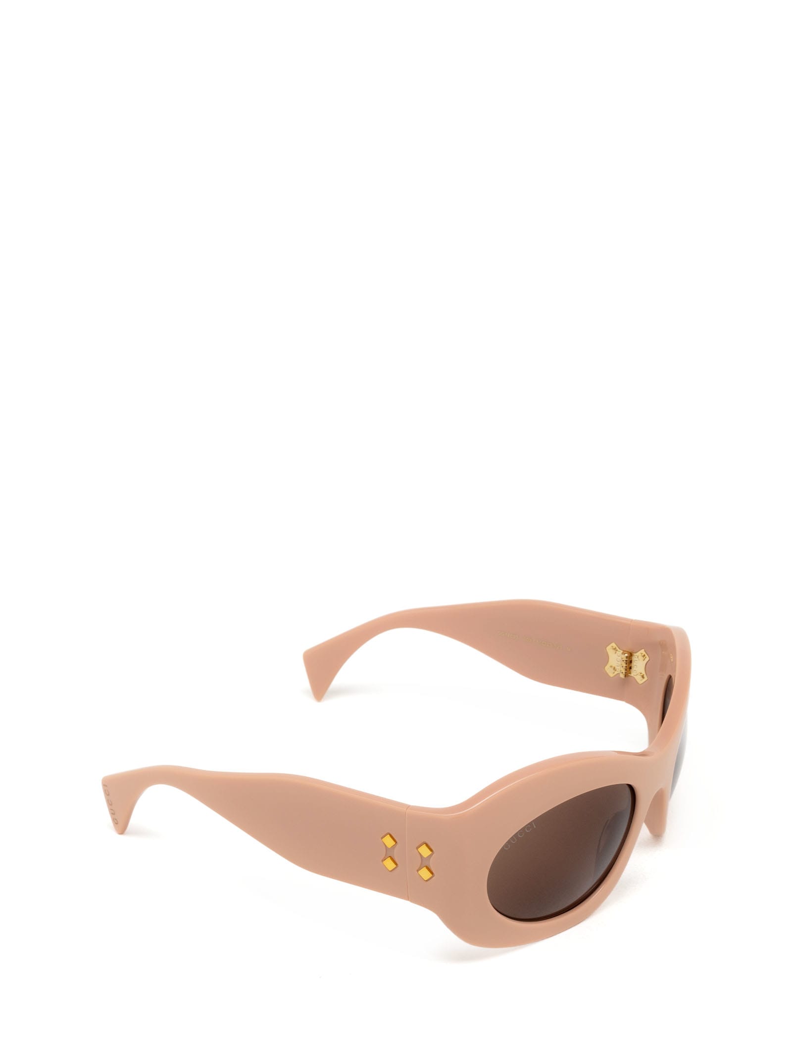 Shop Gucci Gg1463s Pink Sunglasses
