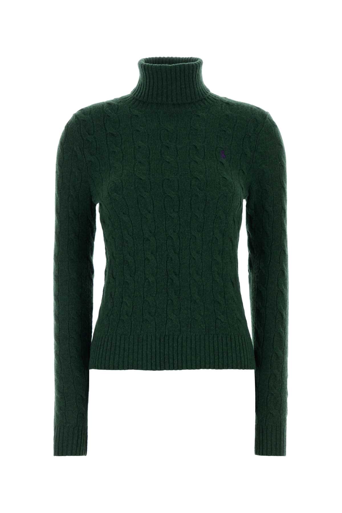 Ralph Lauren Bottle Green Wool Blend Sweater