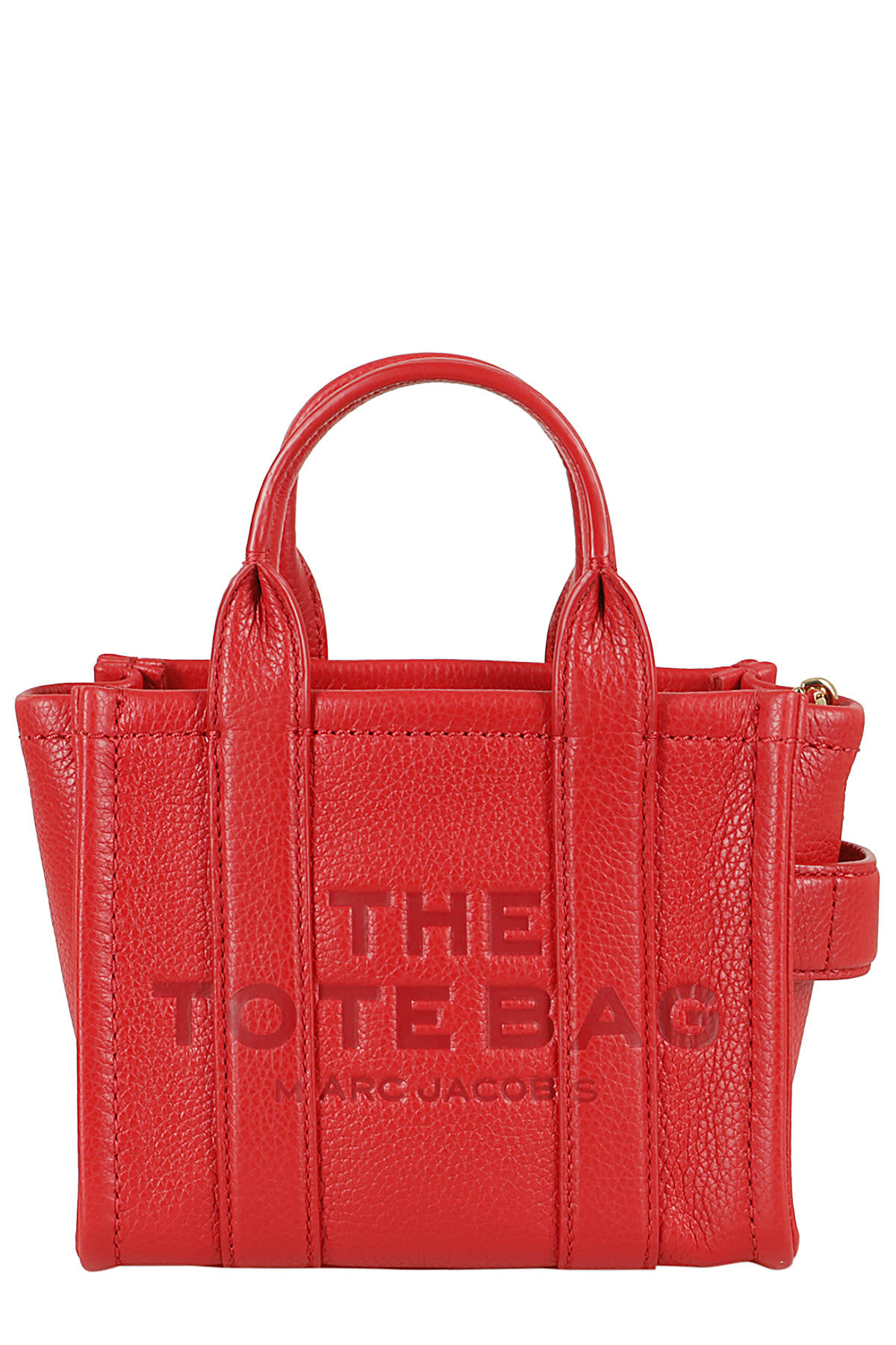 Shop Marc Jacobs The Mini Tote In True Red