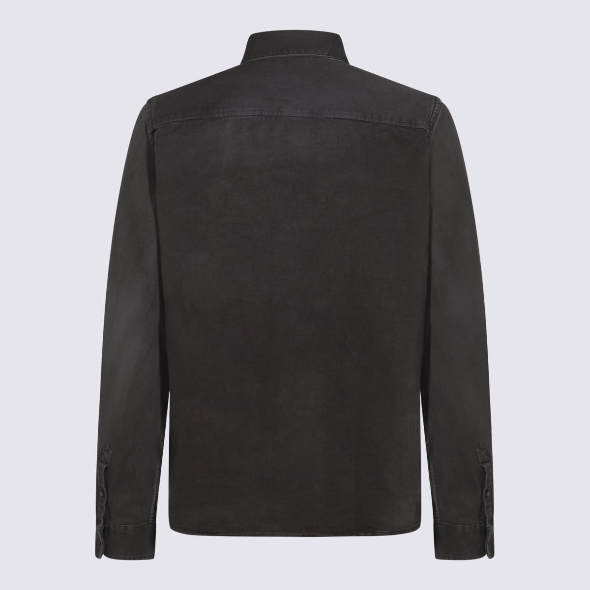 Shop Ami Alexandre Mattiussi Black Cotton Shirt