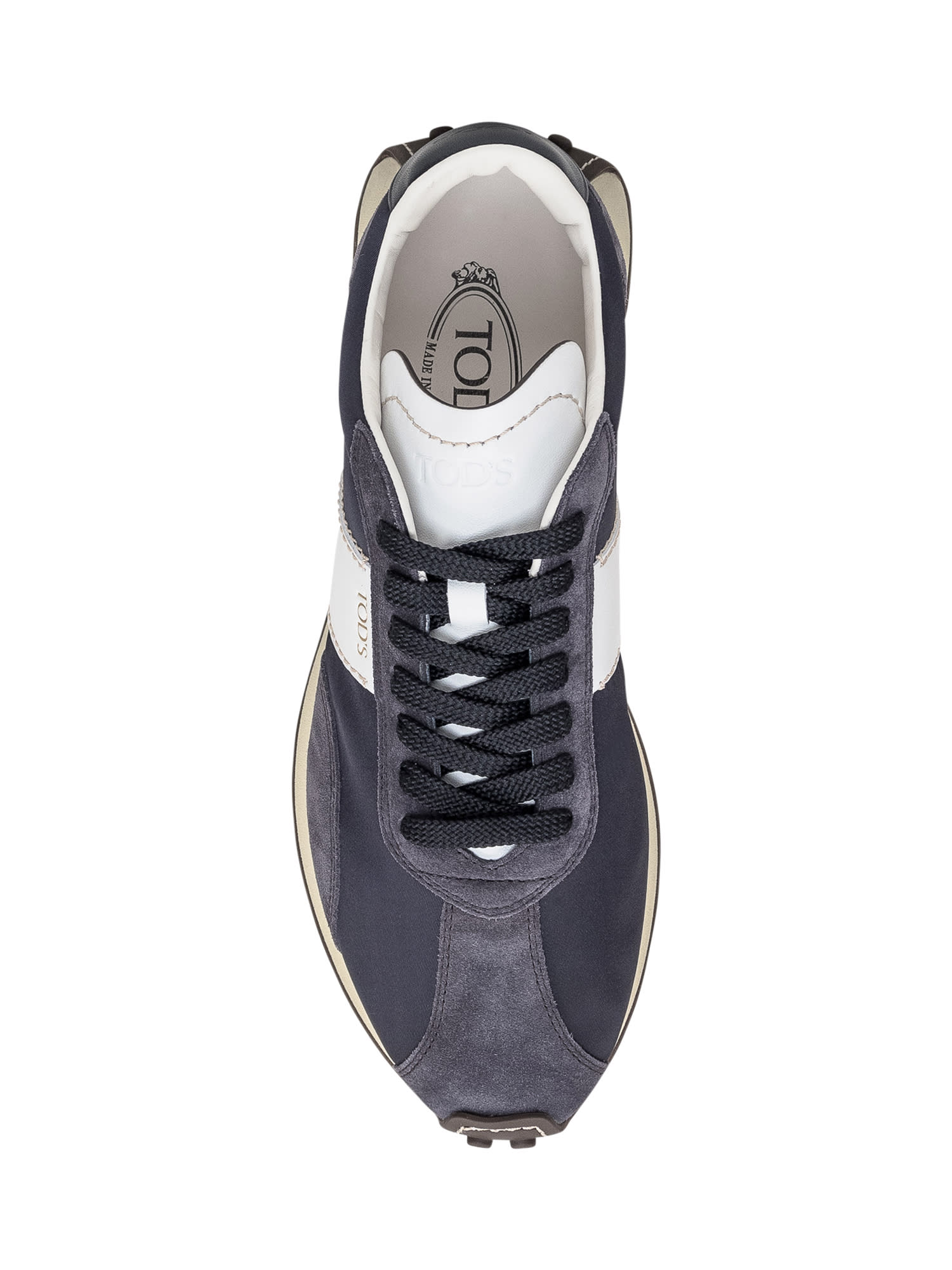 Shop Tod's All Sport Active Sneaker In Notte-blu-bianco Fdo Sabbia