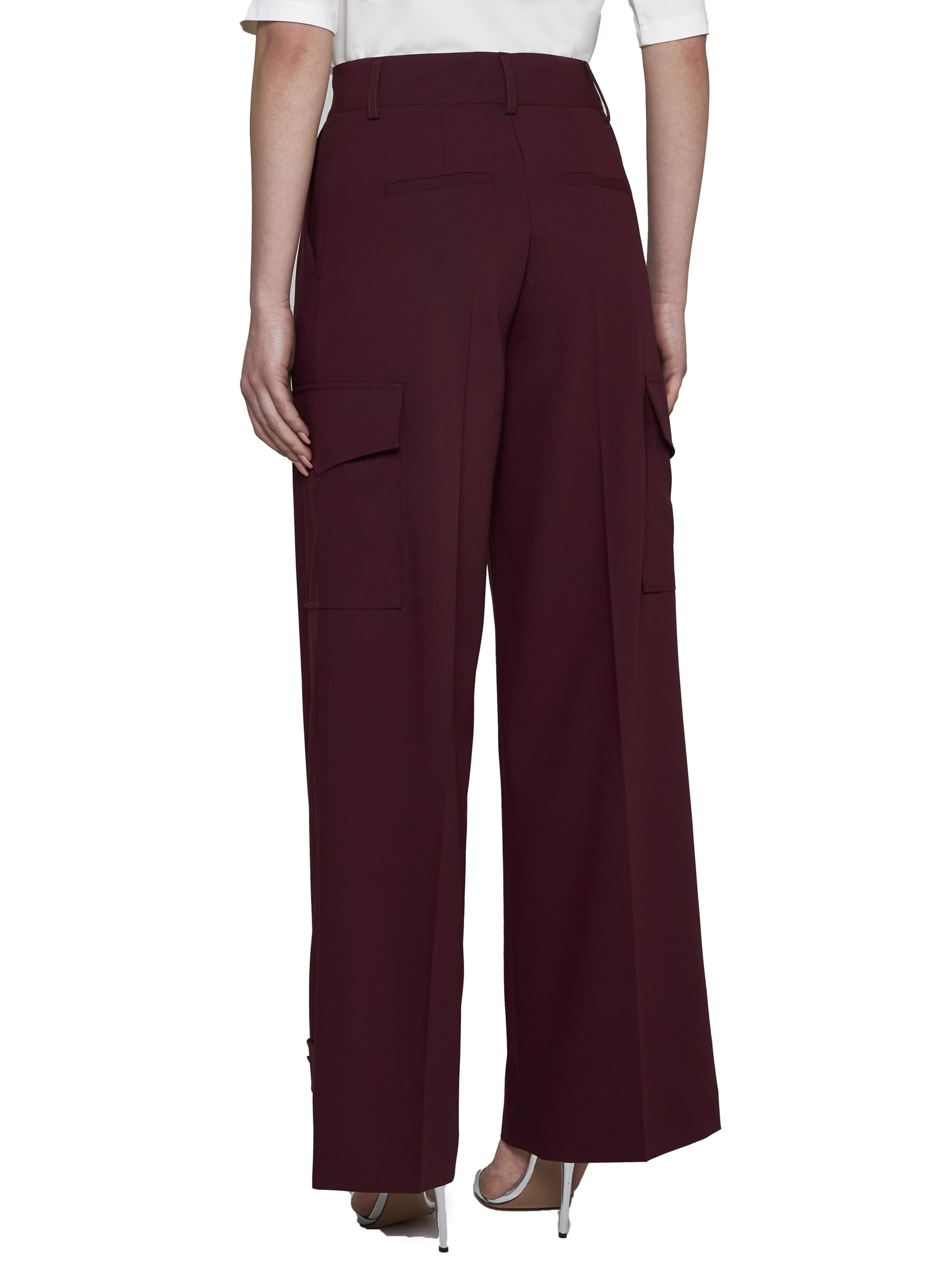 Shop Blanca Vita Pants In Vino