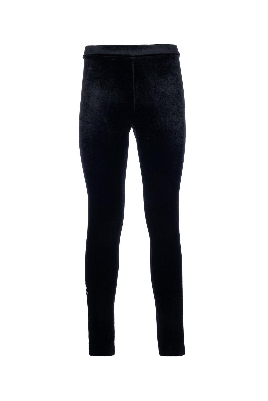Shop Balenciaga Ski Velvet Leggings In Black