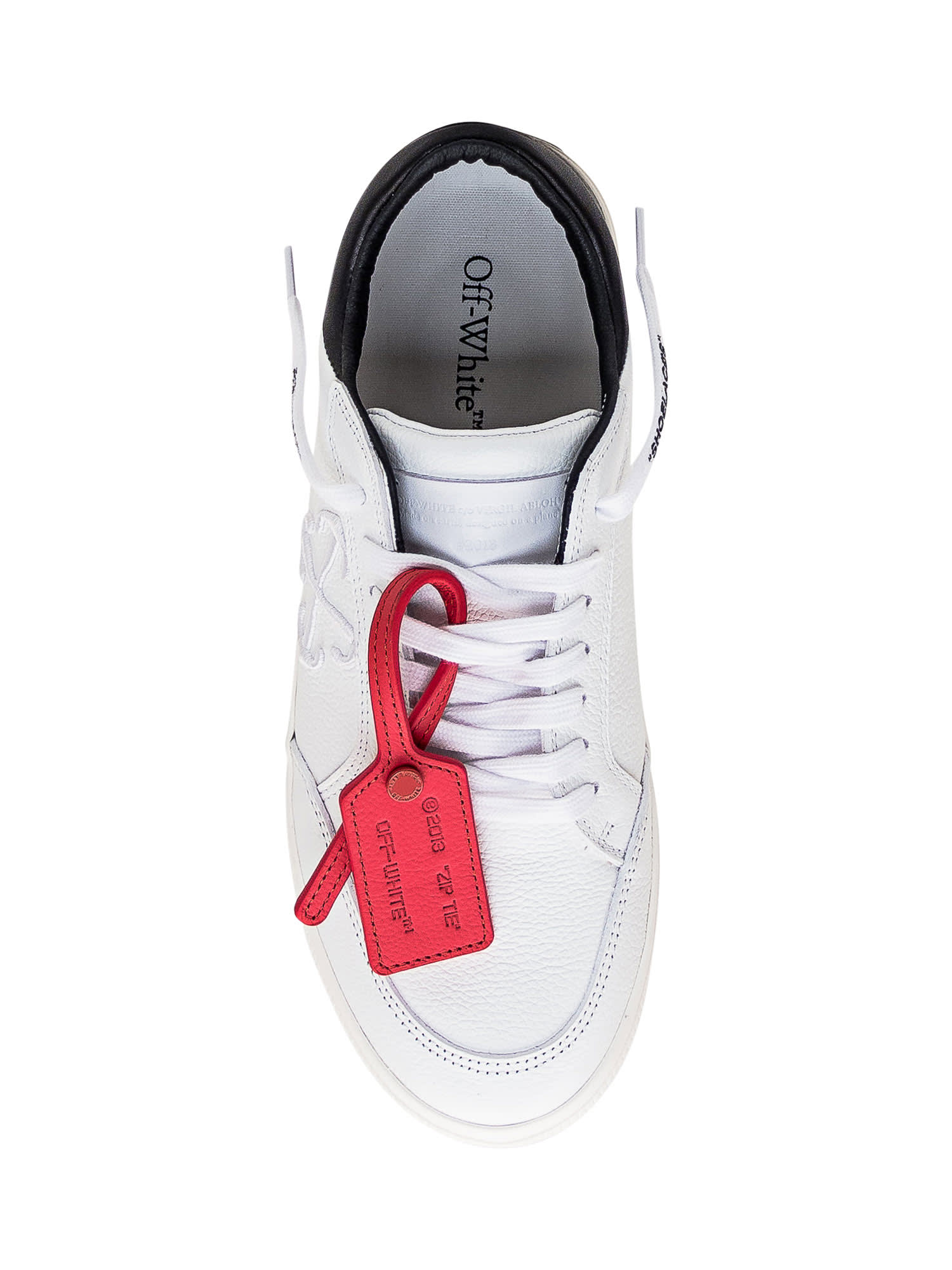 Shop Off-white New Low Vulcanized Sneaker In White/black