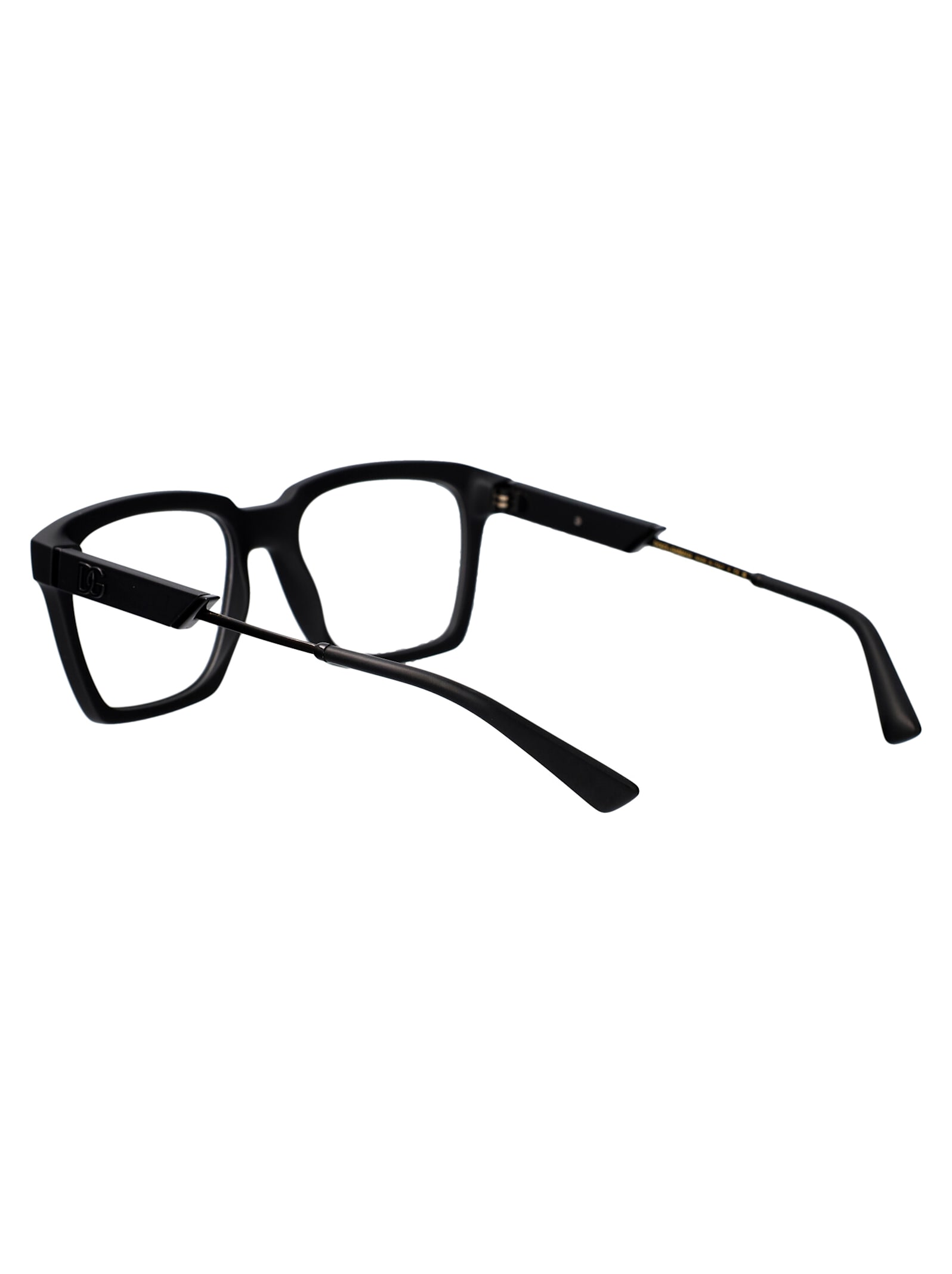 Shop Dolce &amp; Gabbana Eyewear 0dg5104 Glasses In 2525 Matte Black