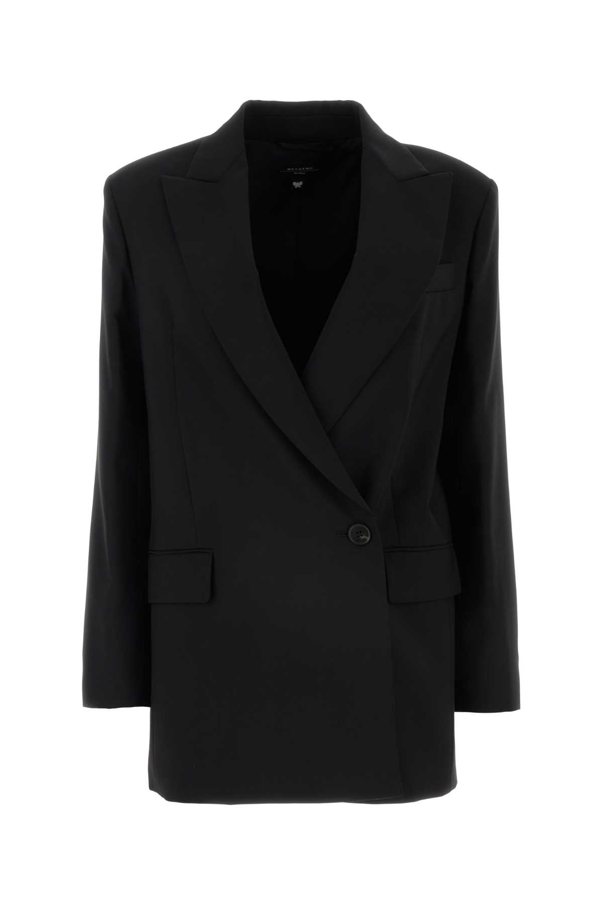 Weekend Max Mara Black Wool Umbro Blazer