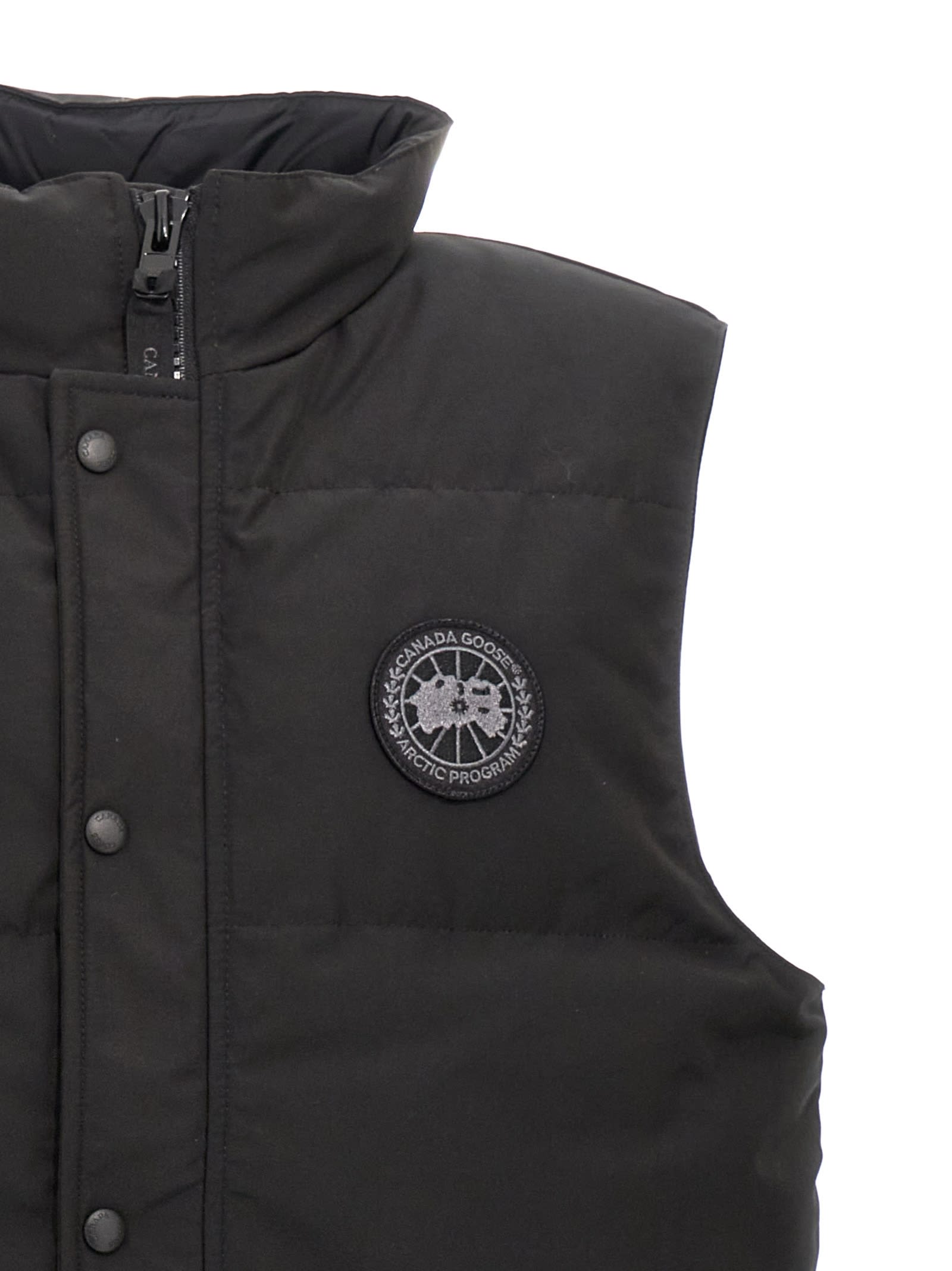 Shop Canada Goose Garson Vest In Black