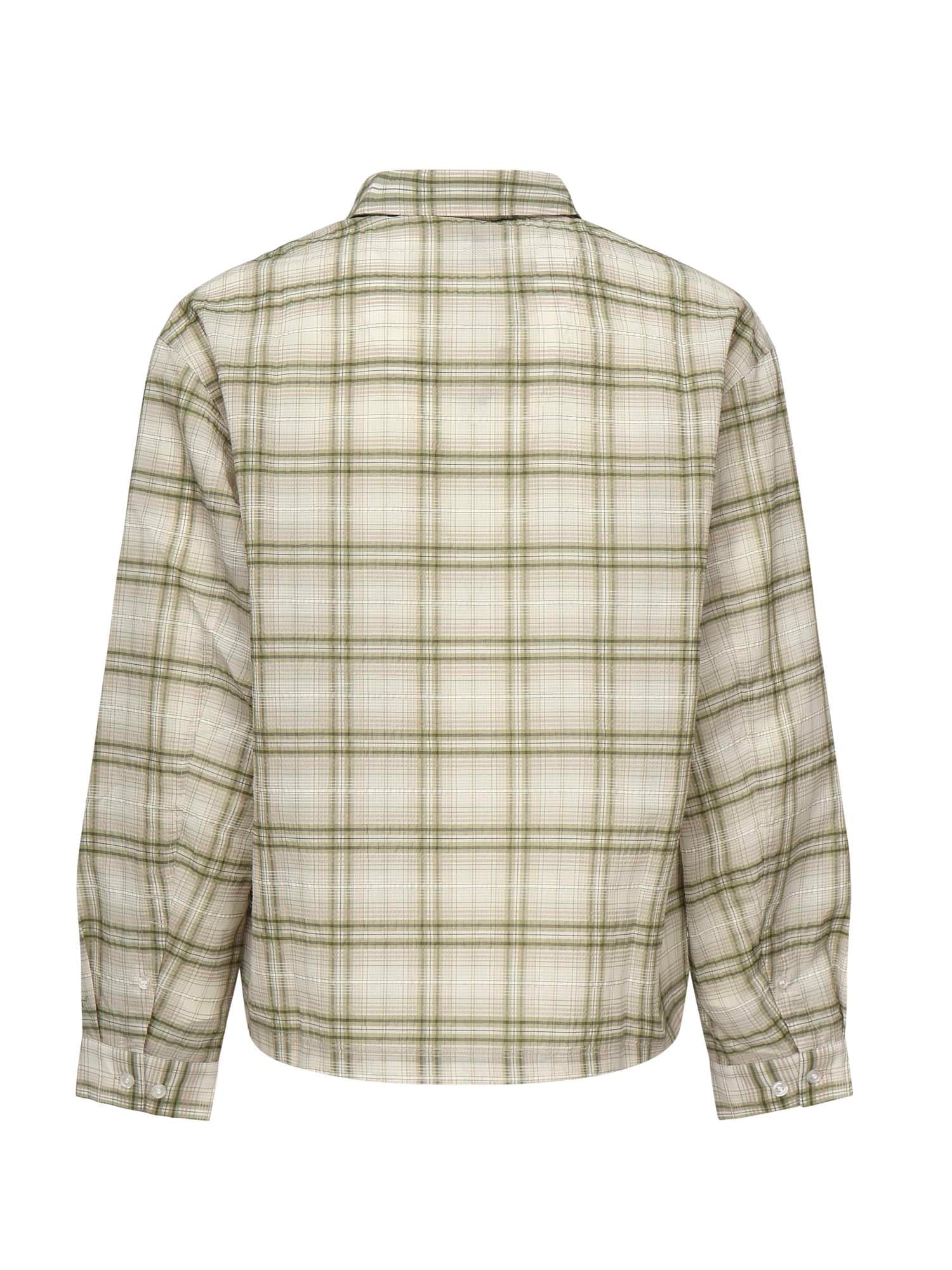 Represent Flannel Check Shirt In Green