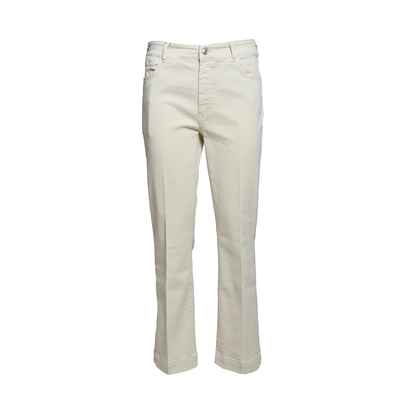 SPORTMAX NILLY BUTTON DETAILED STRAIGHT LEG JEANS