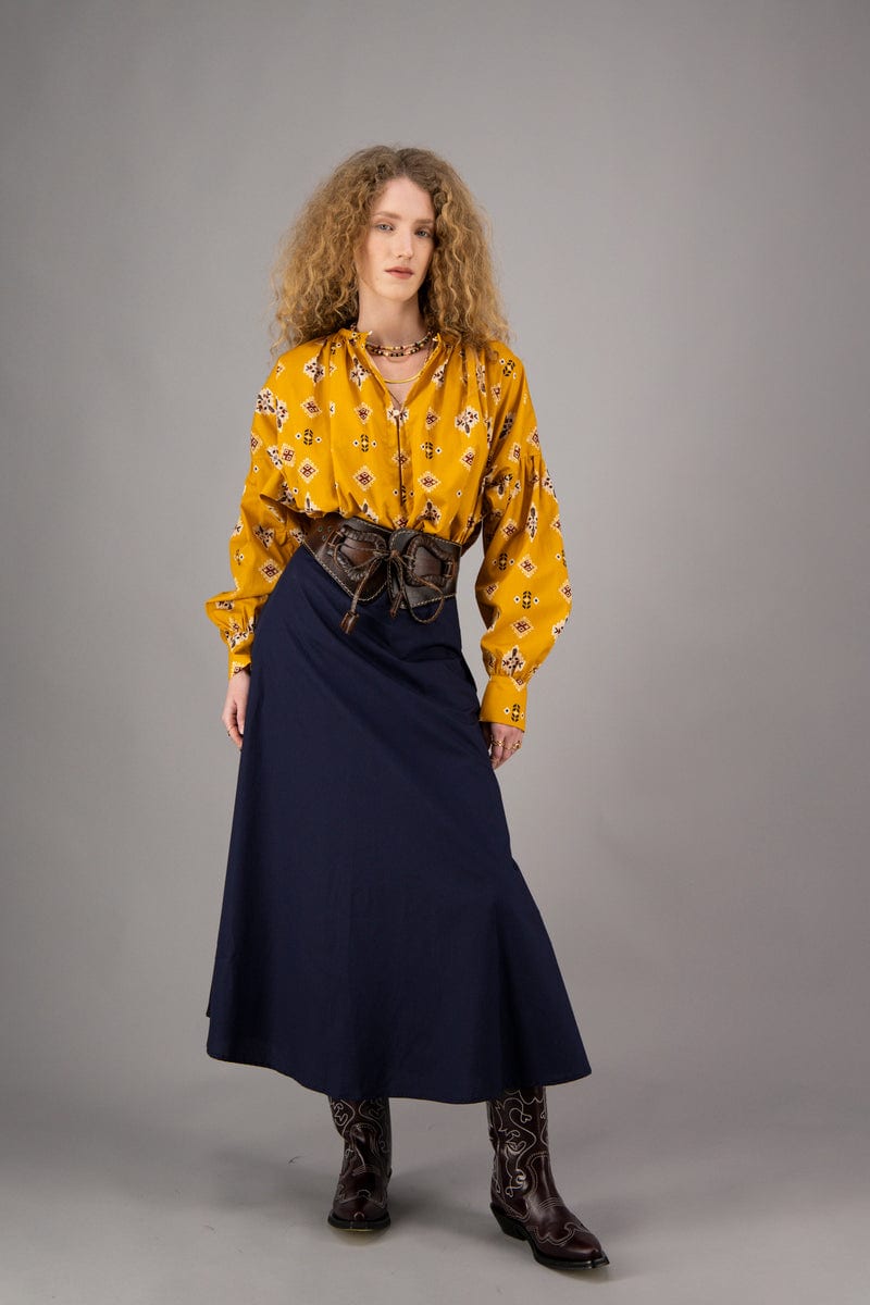 Amotea Lilli Geometric Ochre