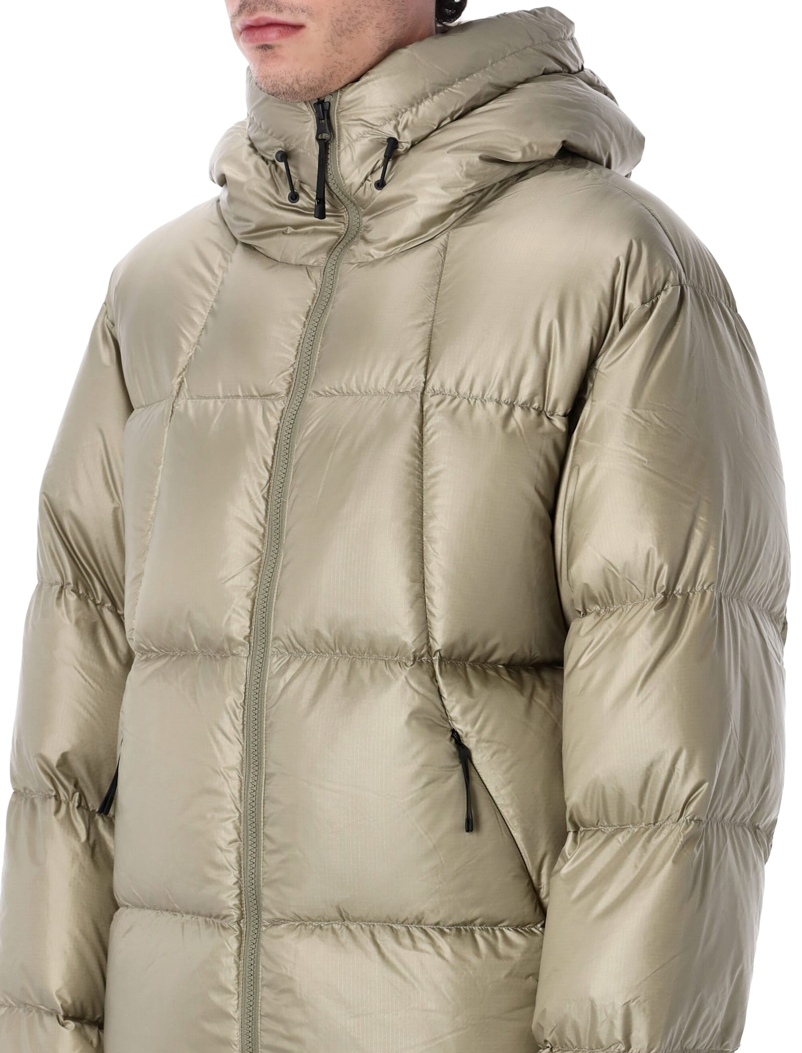 Goldwin Pertex Quantum Down Parka In Green