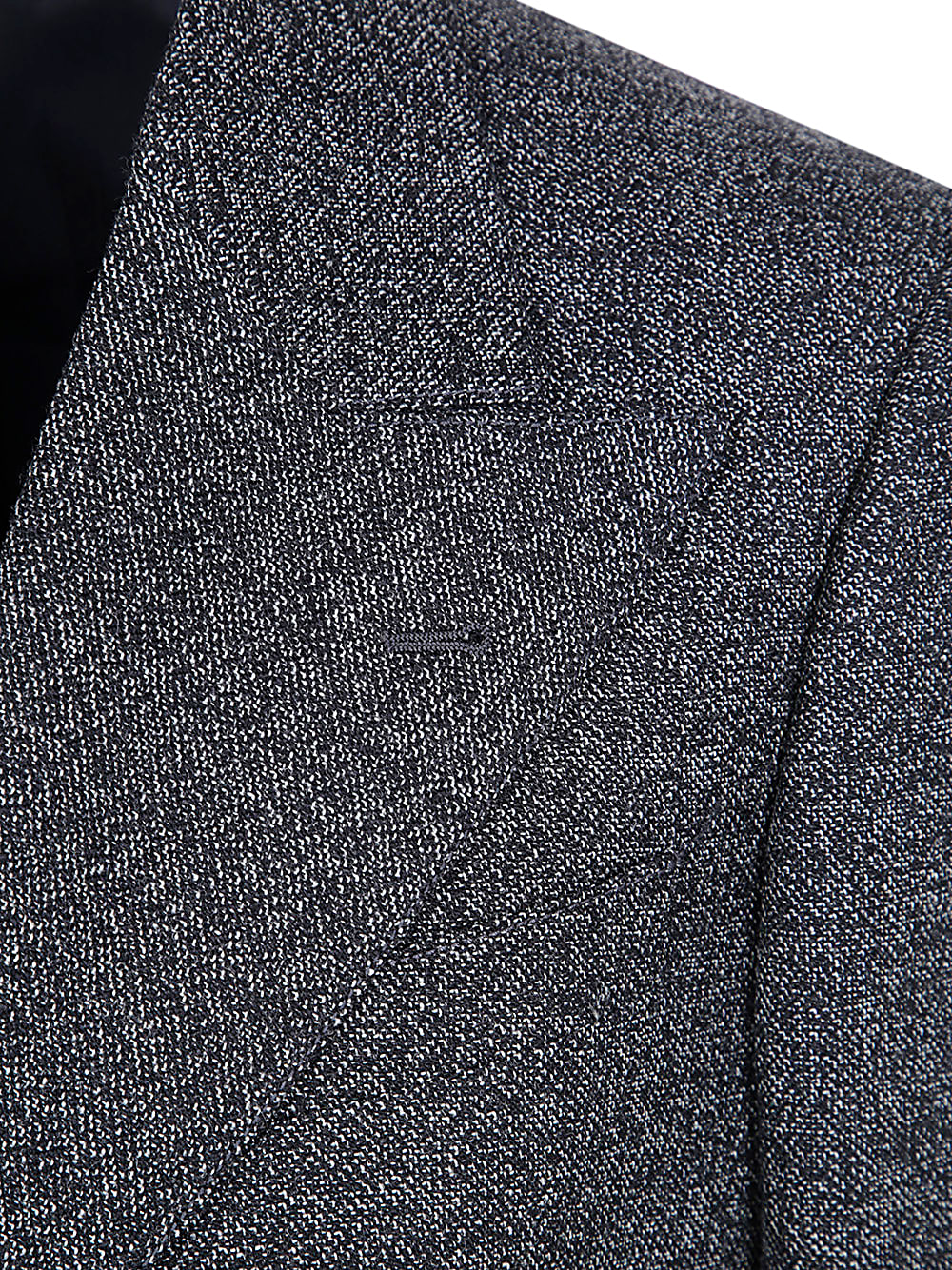 Shop Emporio Armani Blazer In Dark Grey Melange