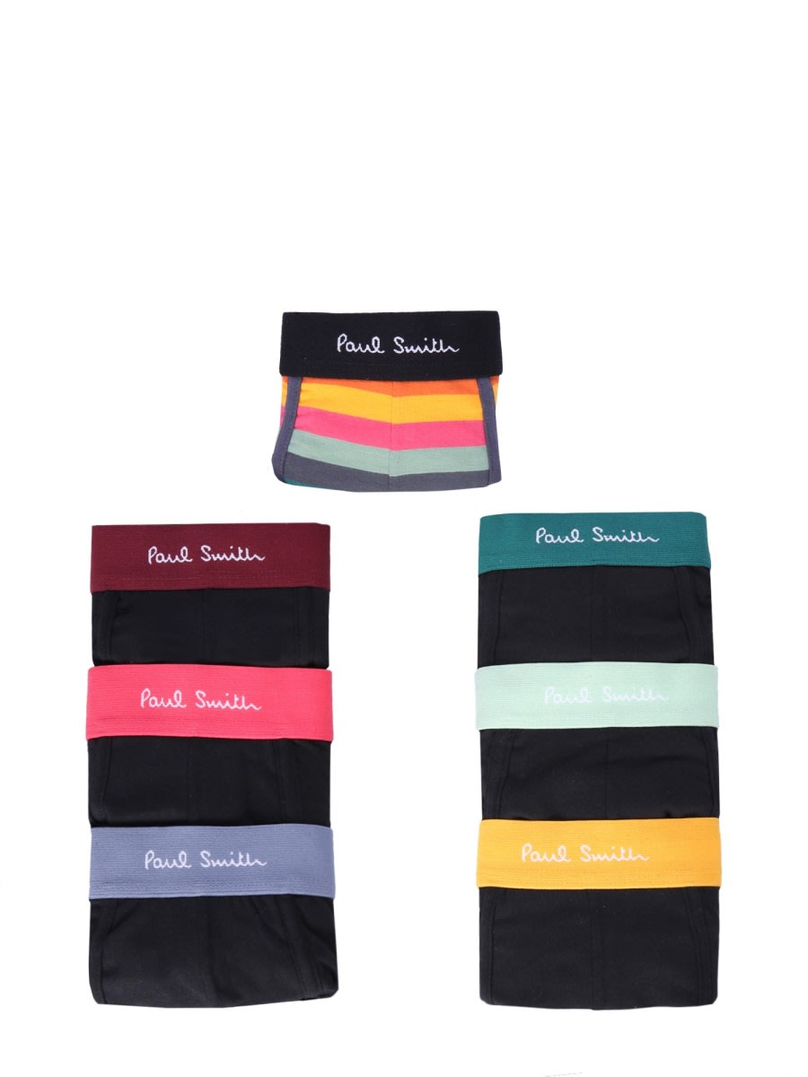 Shop Paul Smith Pack Of Seven Boxers In Multicolour