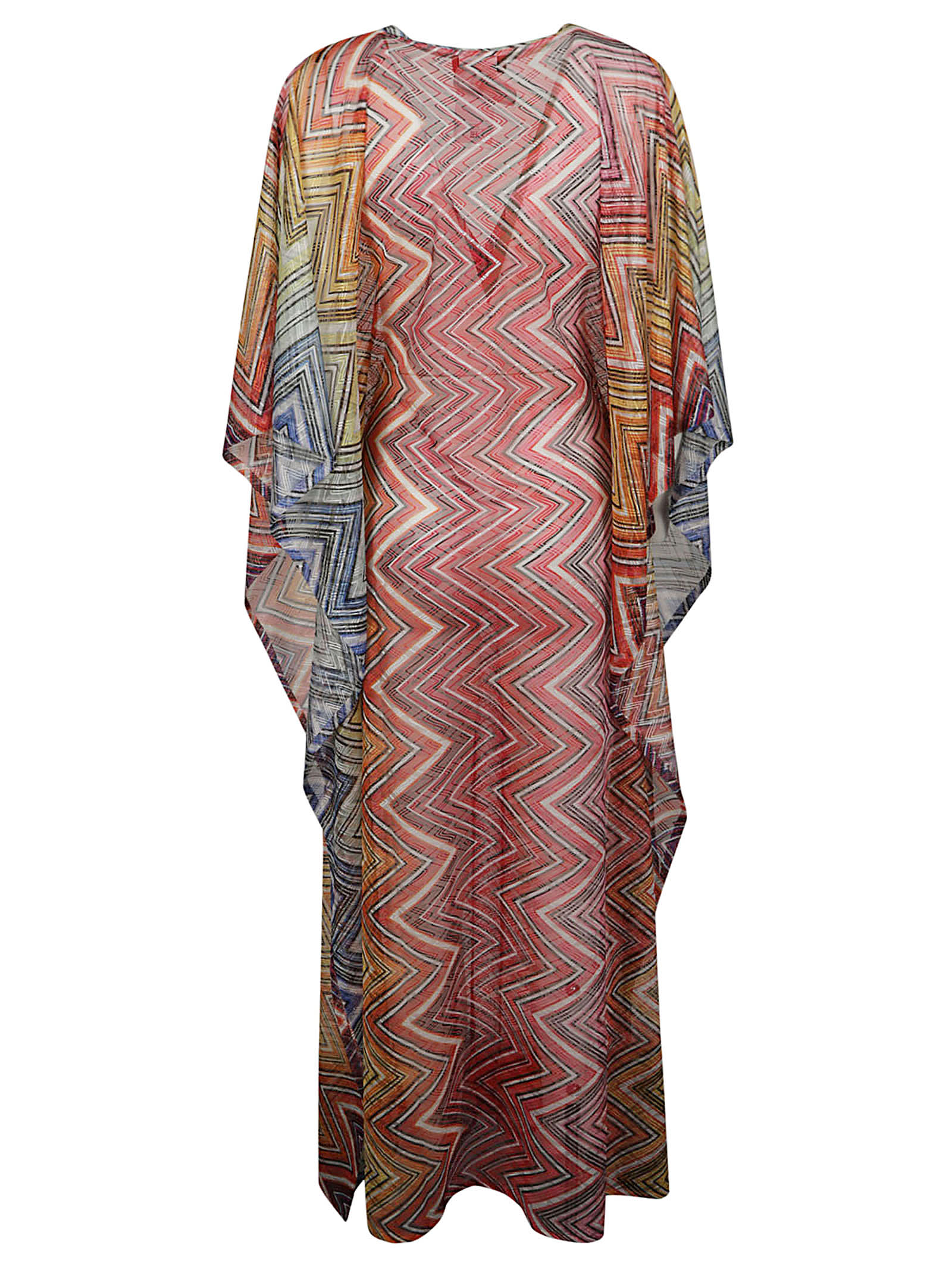Shop Missoni Long Cover Up Dress In Pink