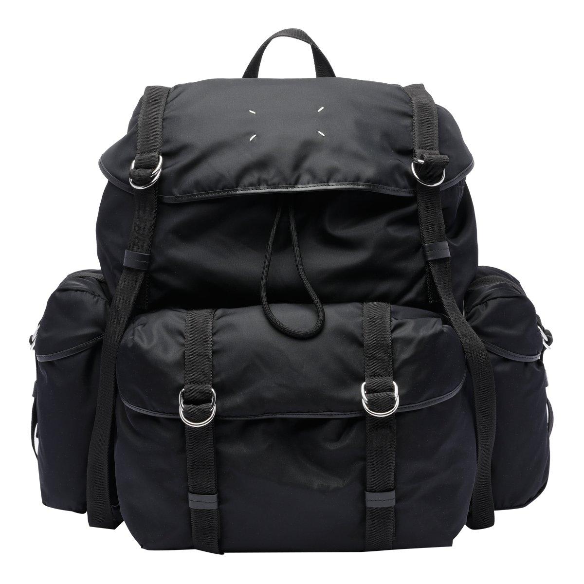 Shop Maison Margiela High Tech Xl Backpack In Black