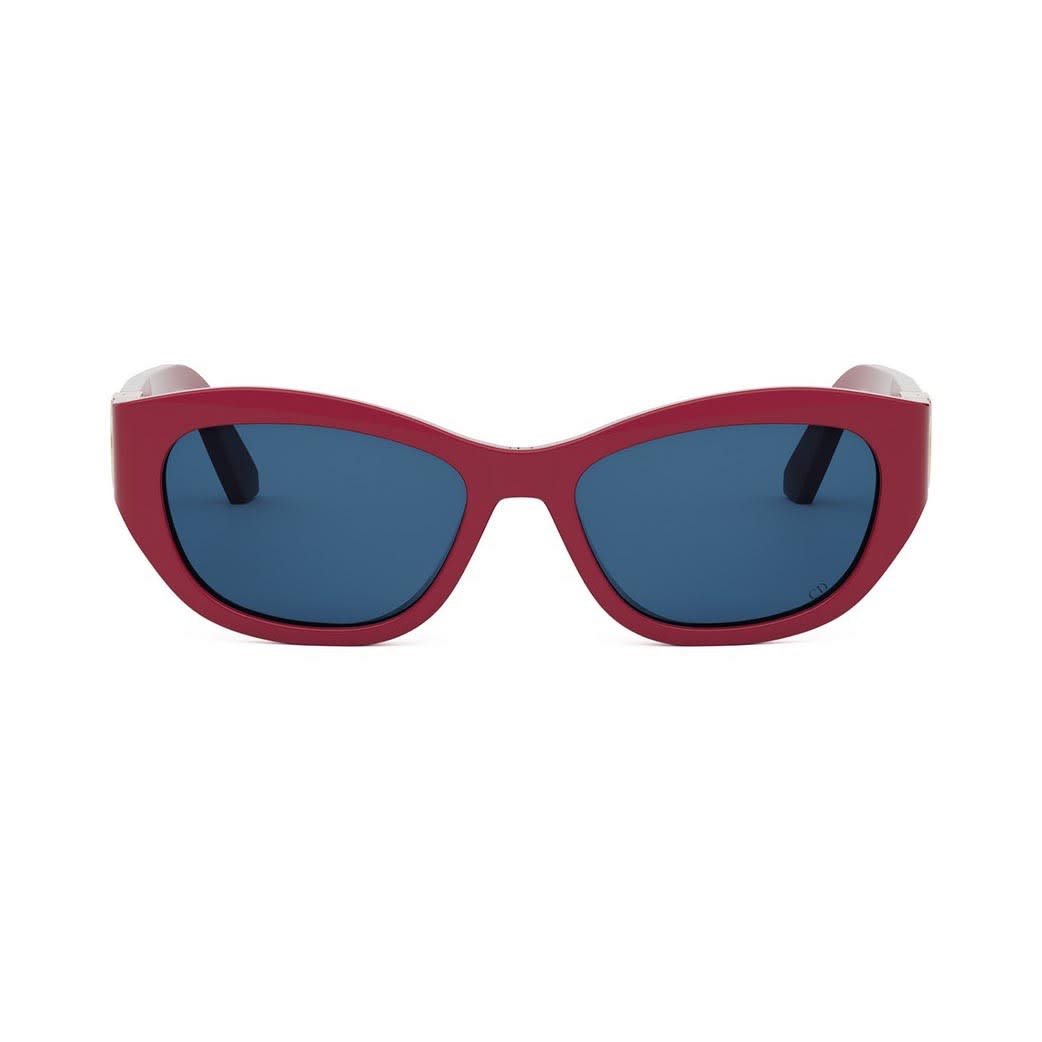 Shop Dior Sunglasses In Rosso/grigio