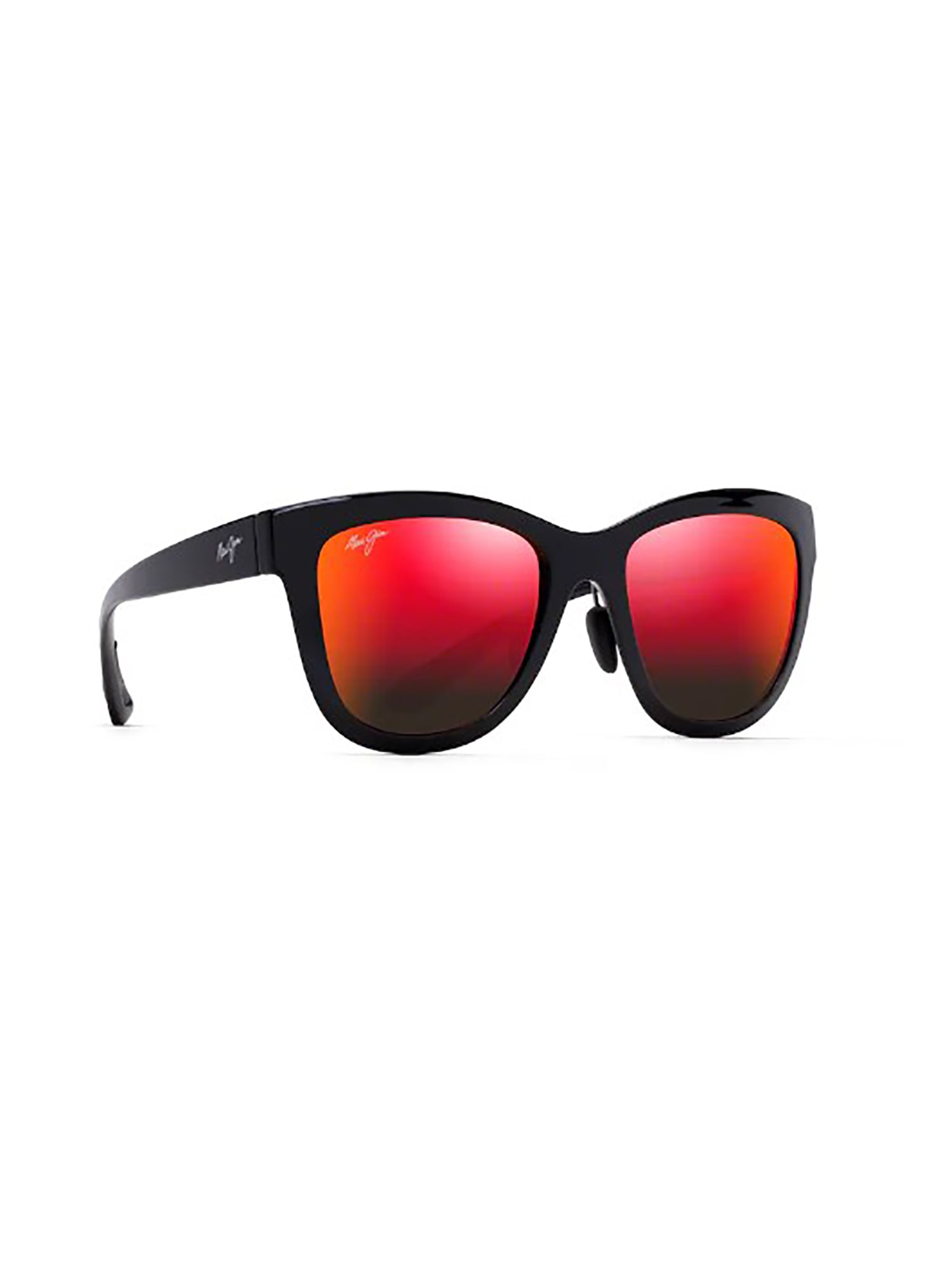 Shop Maui Jim Anuenue Mm448/008 Sunglasses In Black Gloss