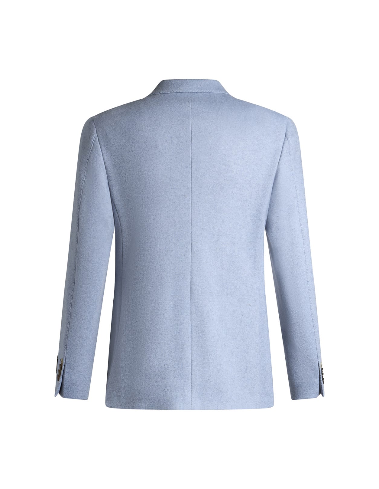 Shop Etro Light Blue Wool And Cashmere Blazer