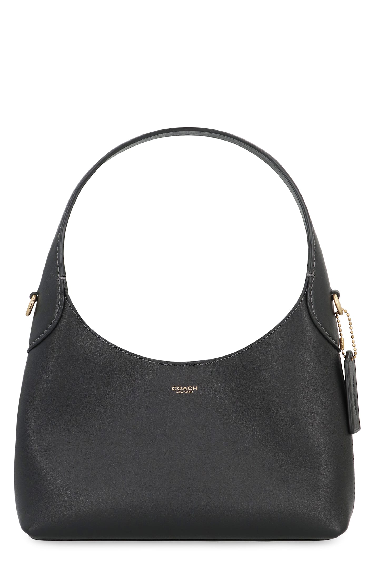 Coach New York Black Leather Brooklyn 23 Shoulder Bag In Black