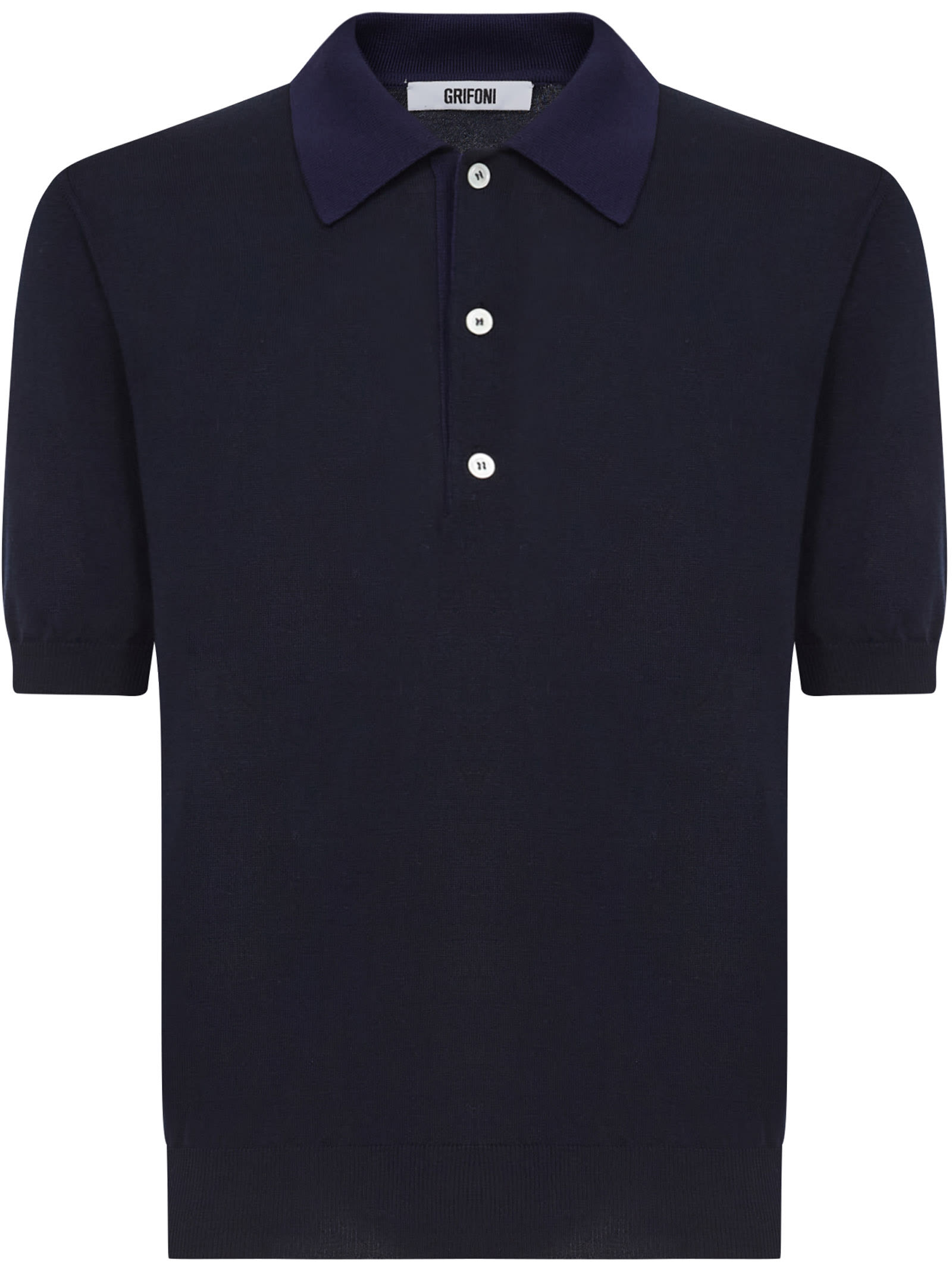 Mauro Grifoni Grifoni Polo Shirt In Blue