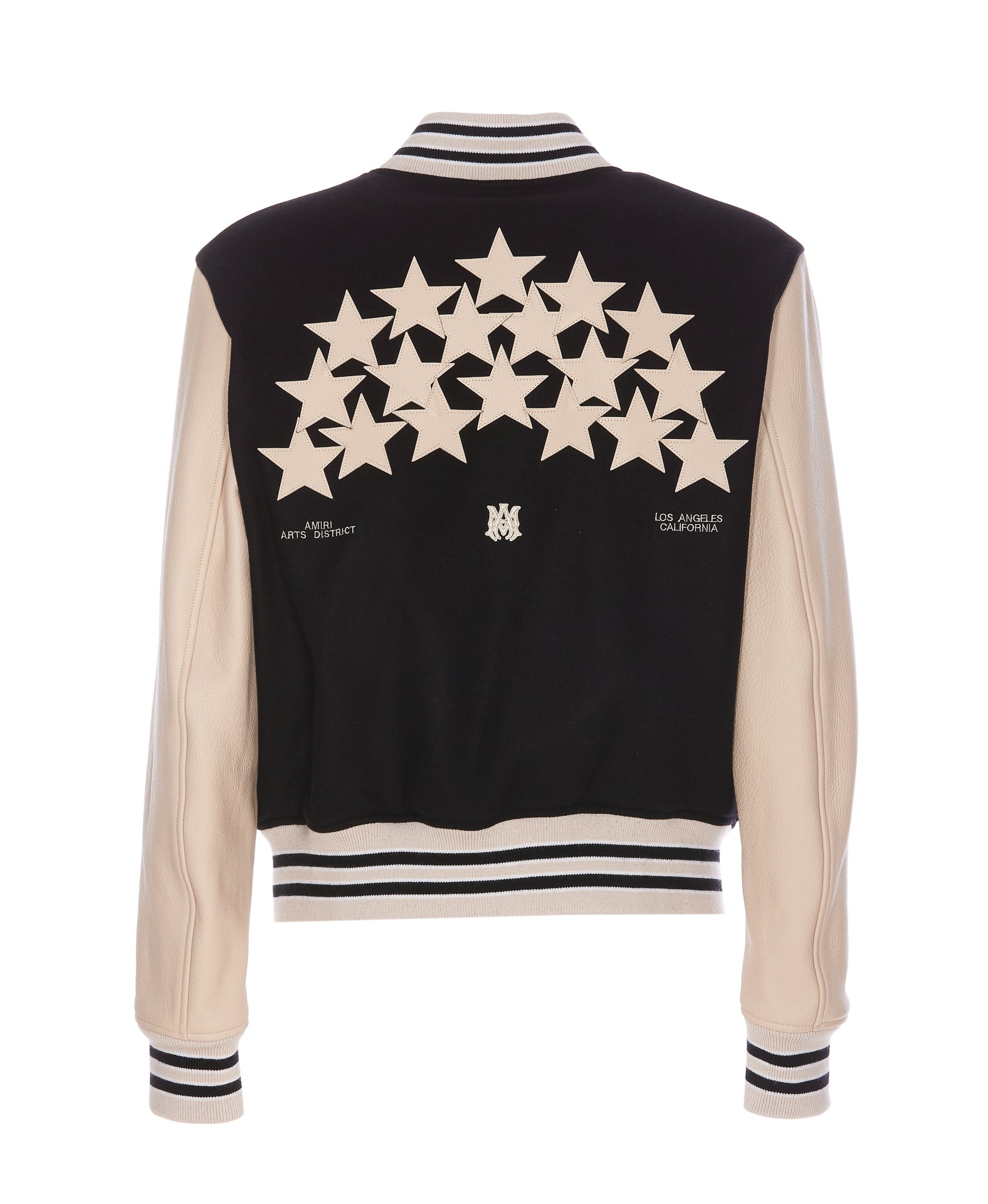 Shop Amiri Stars Varsity Bomber In Black