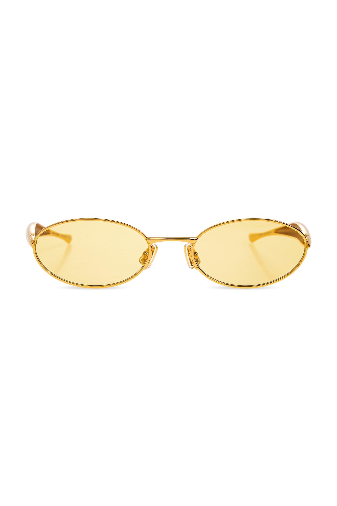 Bottega Veneta Sunglasses In Yellow