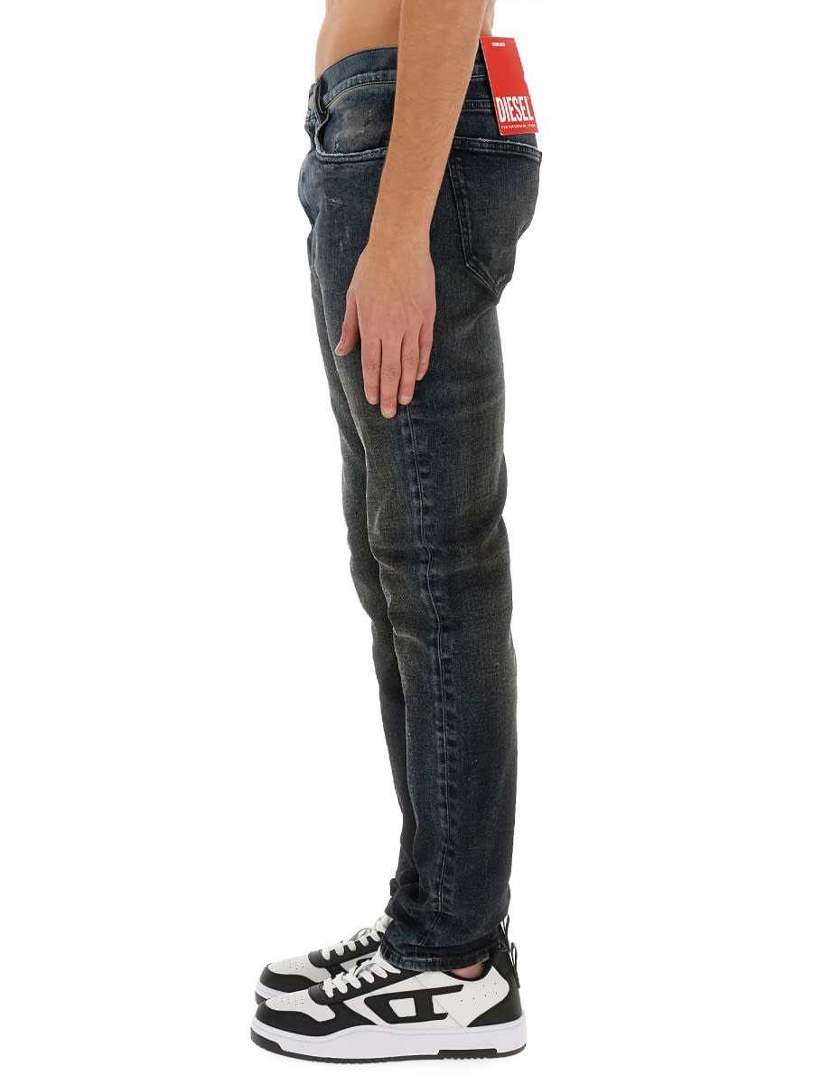 Shop Diesel D-strukt Jeans In Grey