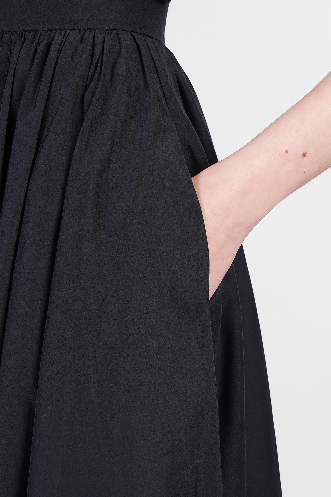 The Andamane Tiered Maxi Skirt In Lightweight Cotton Taffeta