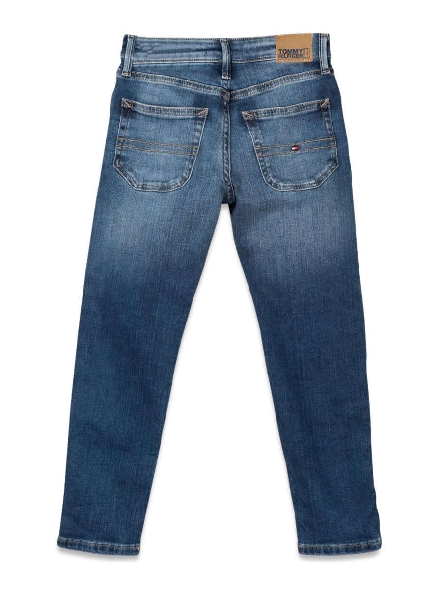 Tommy Hilfiger Modern Straight Mid Blue In Denim
