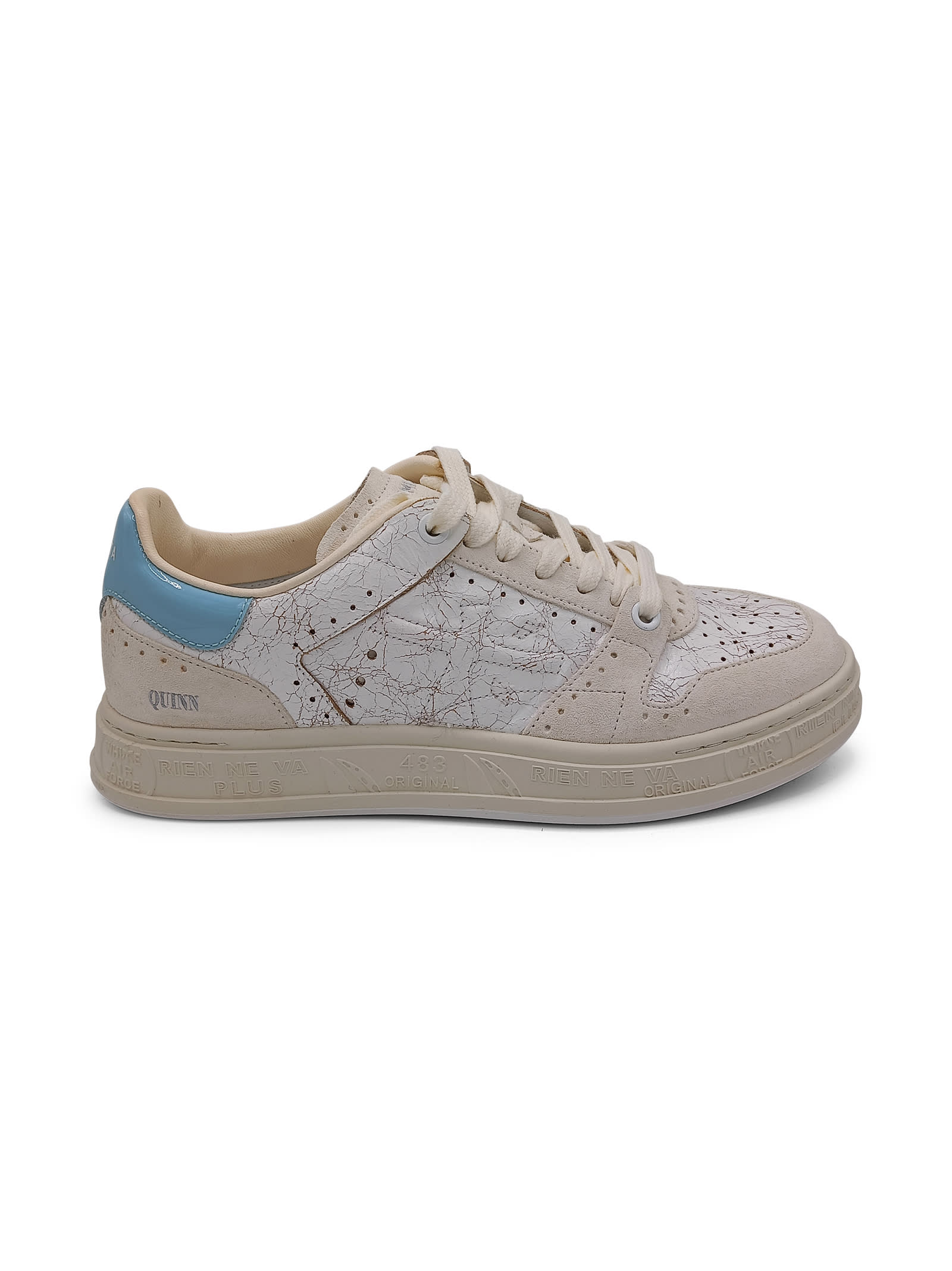 Shop Premiata Quinnd Sneaker In Azzurra