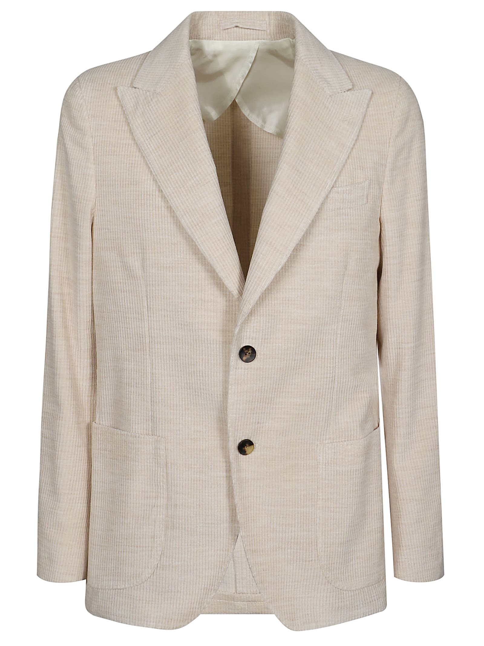 Shop Lardini Special Line Jacket In Beige