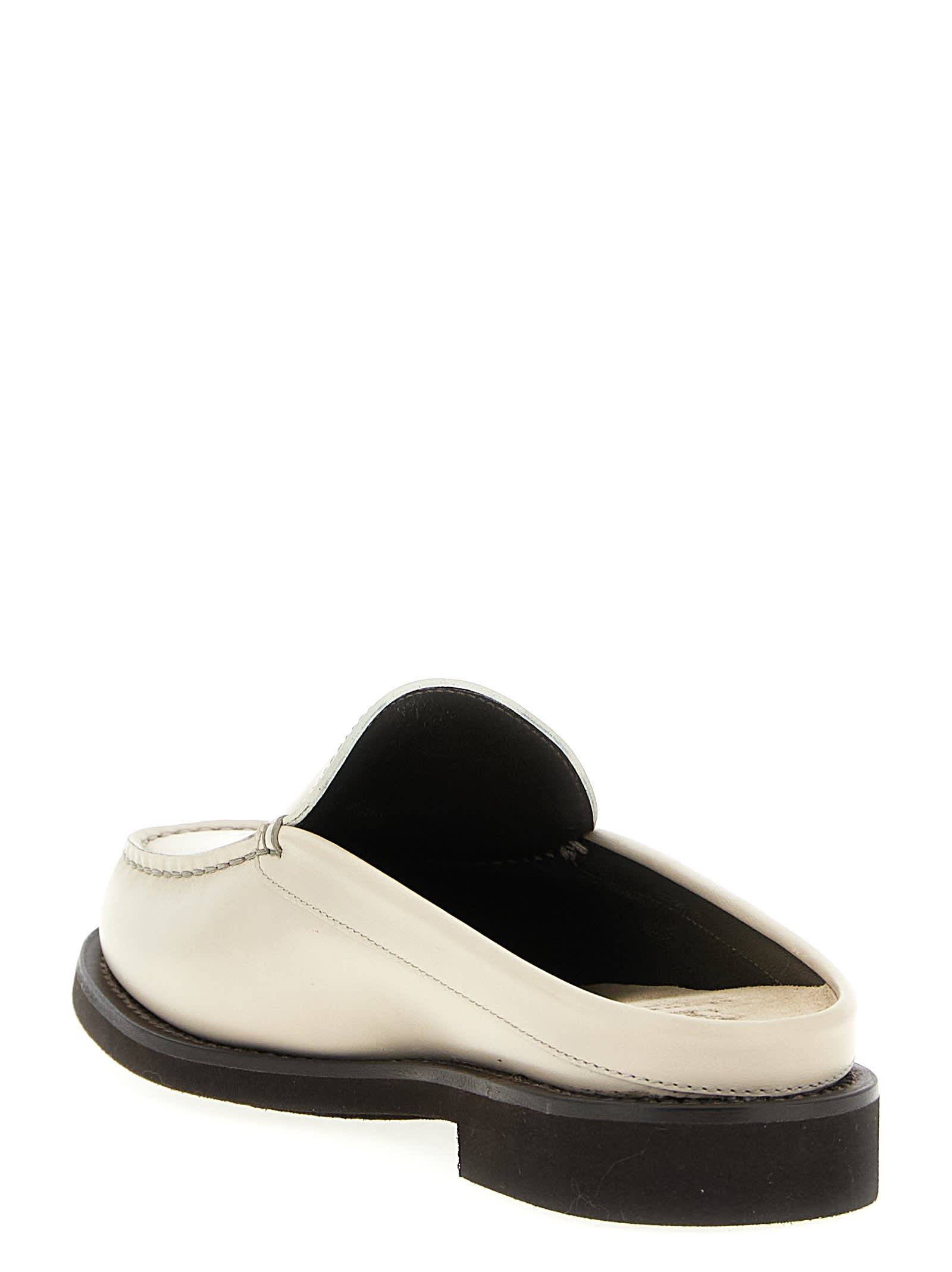Brunello Cucinelli Loafers Sabots In White