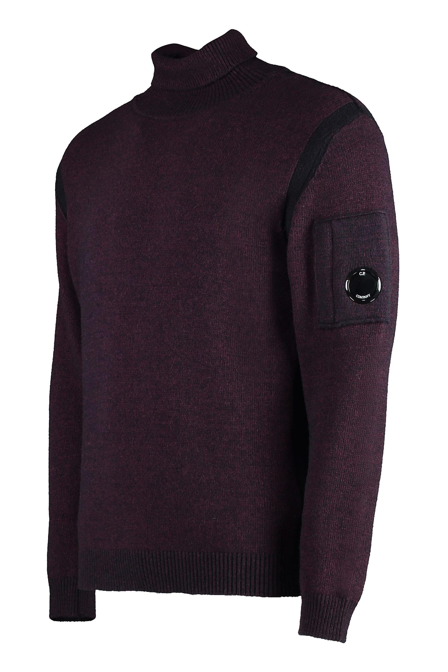 C.P. COMPANY LONG SLEEVE WOOL TURTLENECK SWEATER