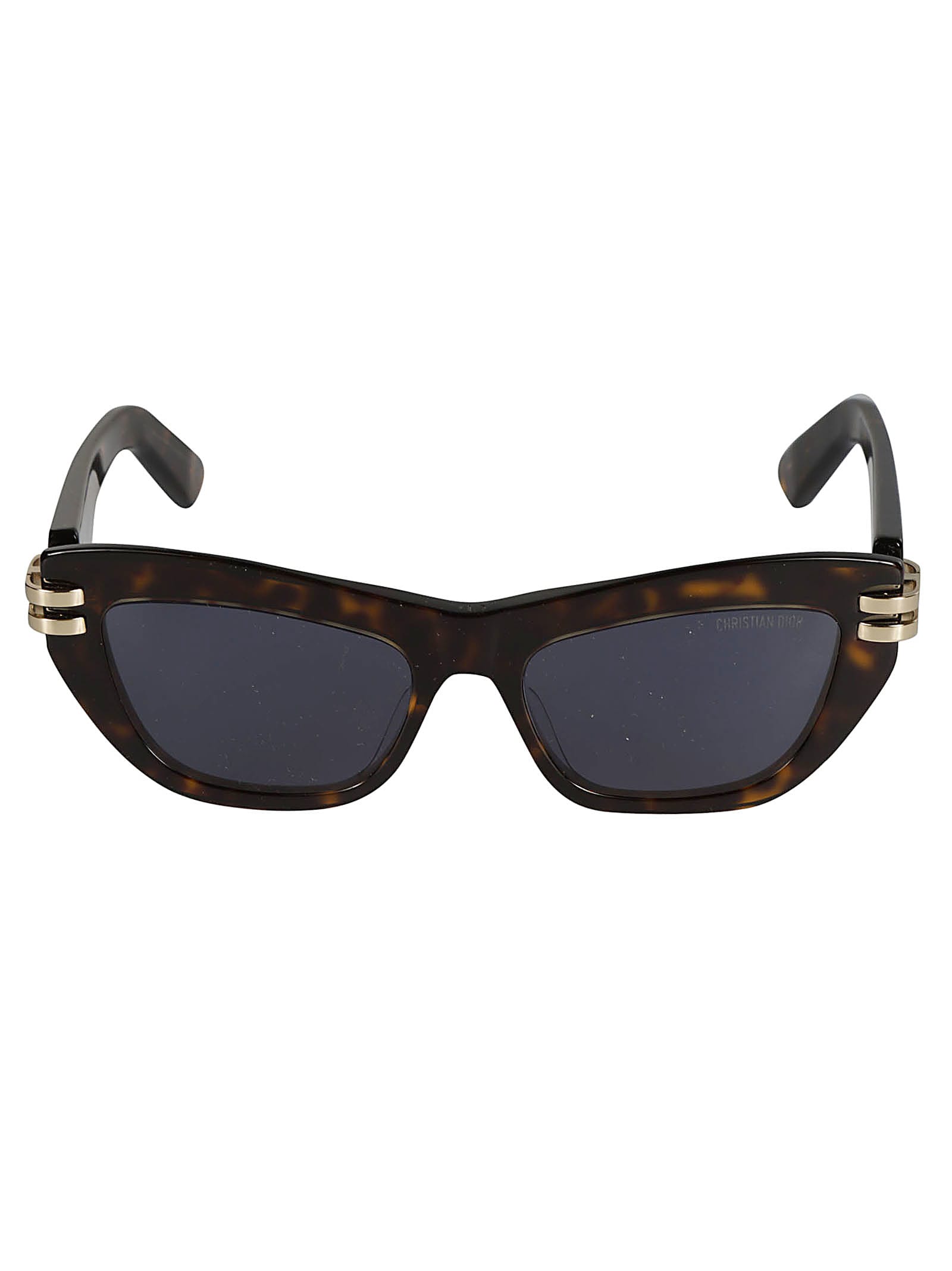 Dior C Sunglasses In Dark Havana / Blue