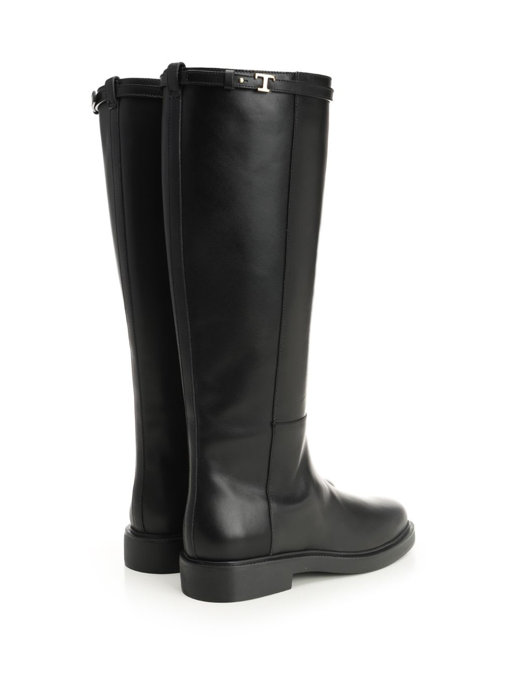 Tod's Leather Boot In Black