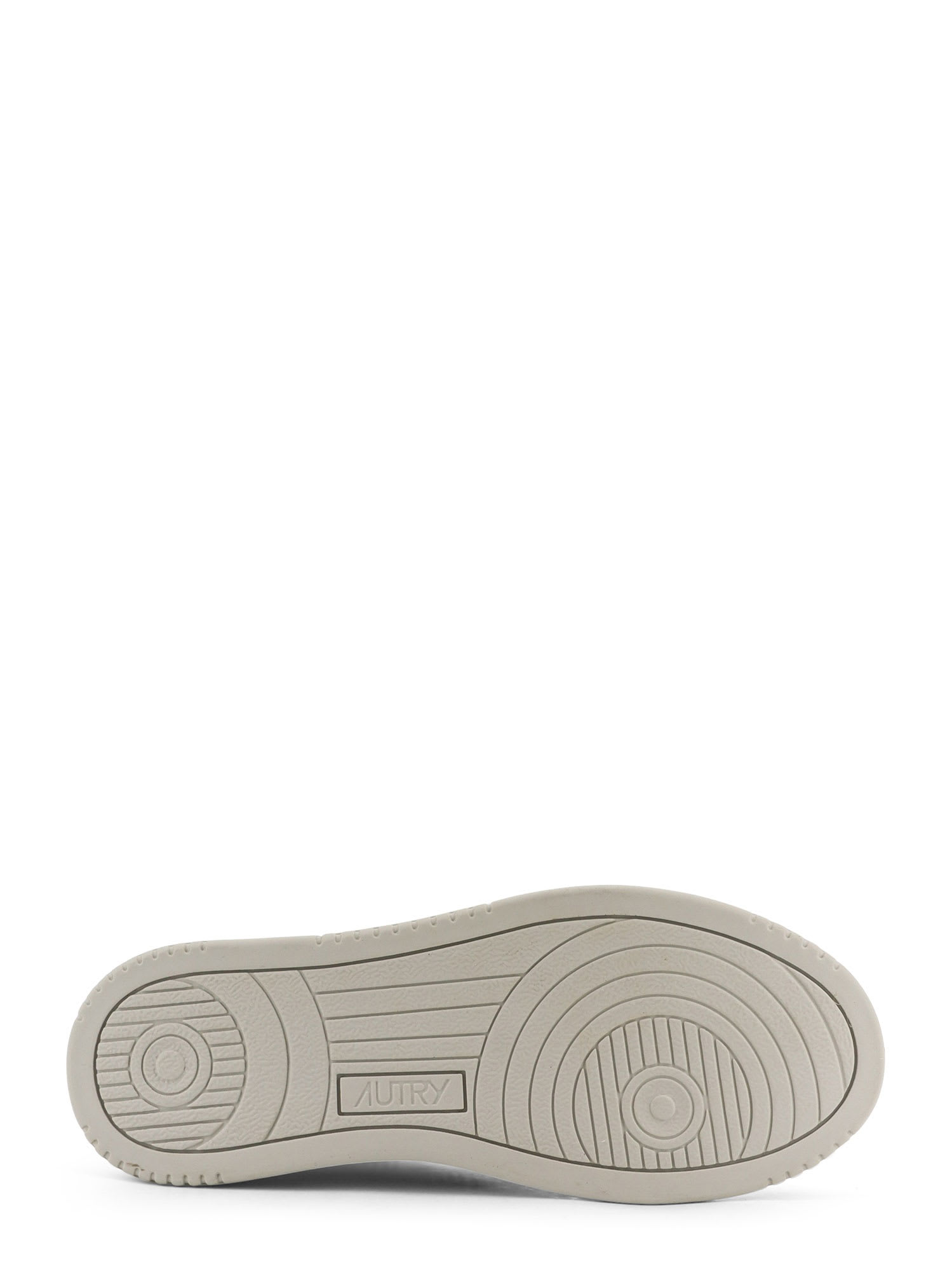 Autry Medalist Low Suede Sneakers With Rhinestones In White