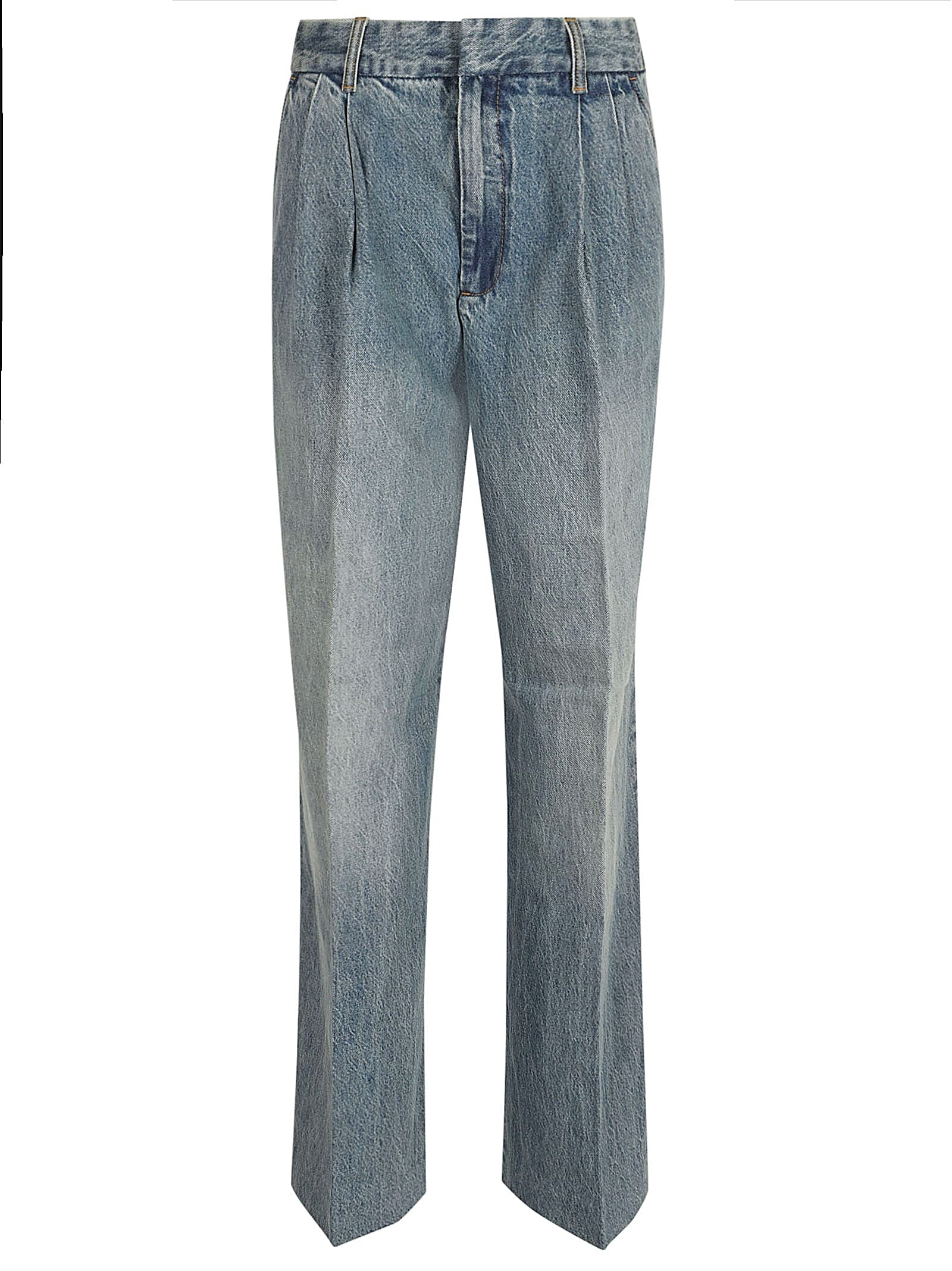 Zimmermann Illustration Denim Pant In Nptne Neptune