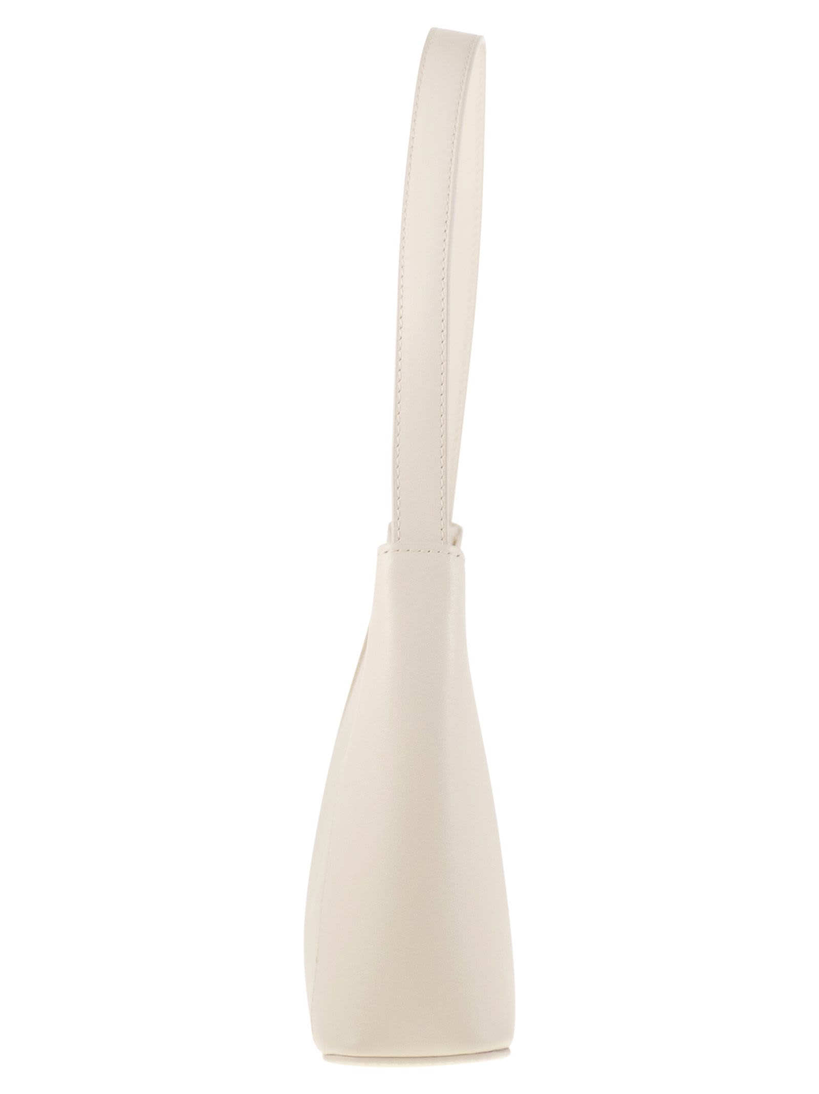 Furla 'mini Bag Leather Curved Handle' In Nude