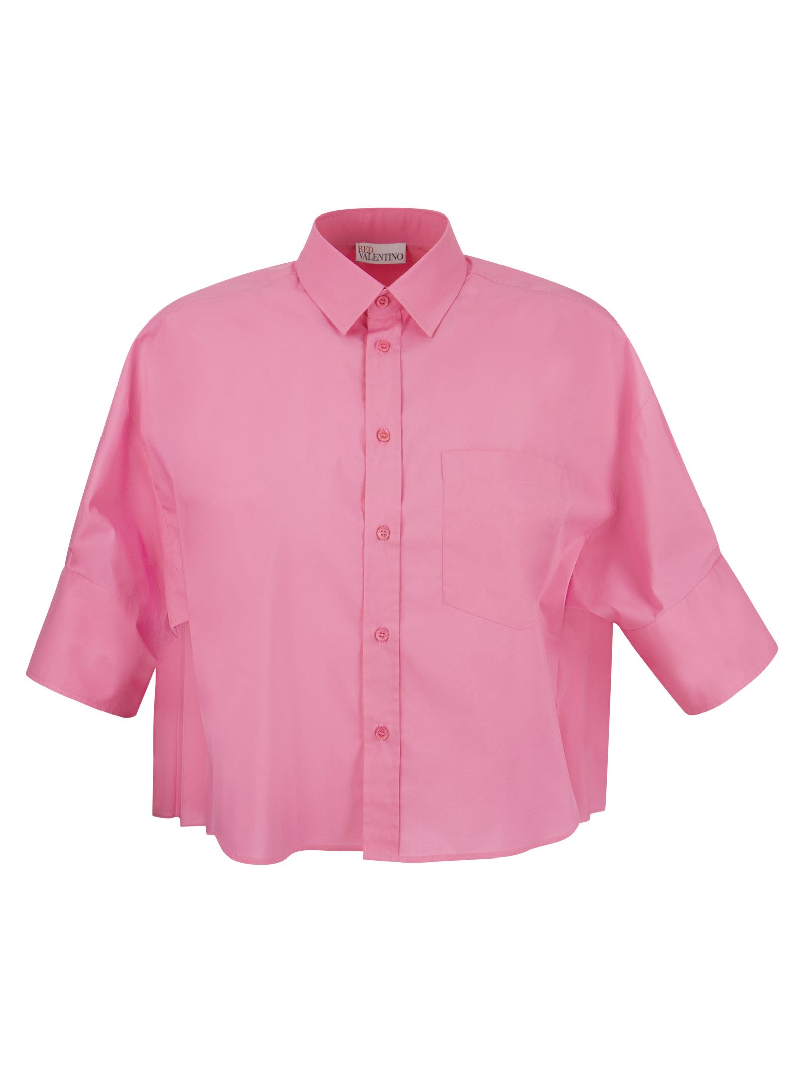 RED Valentino Wide Technical Cotton Shirt